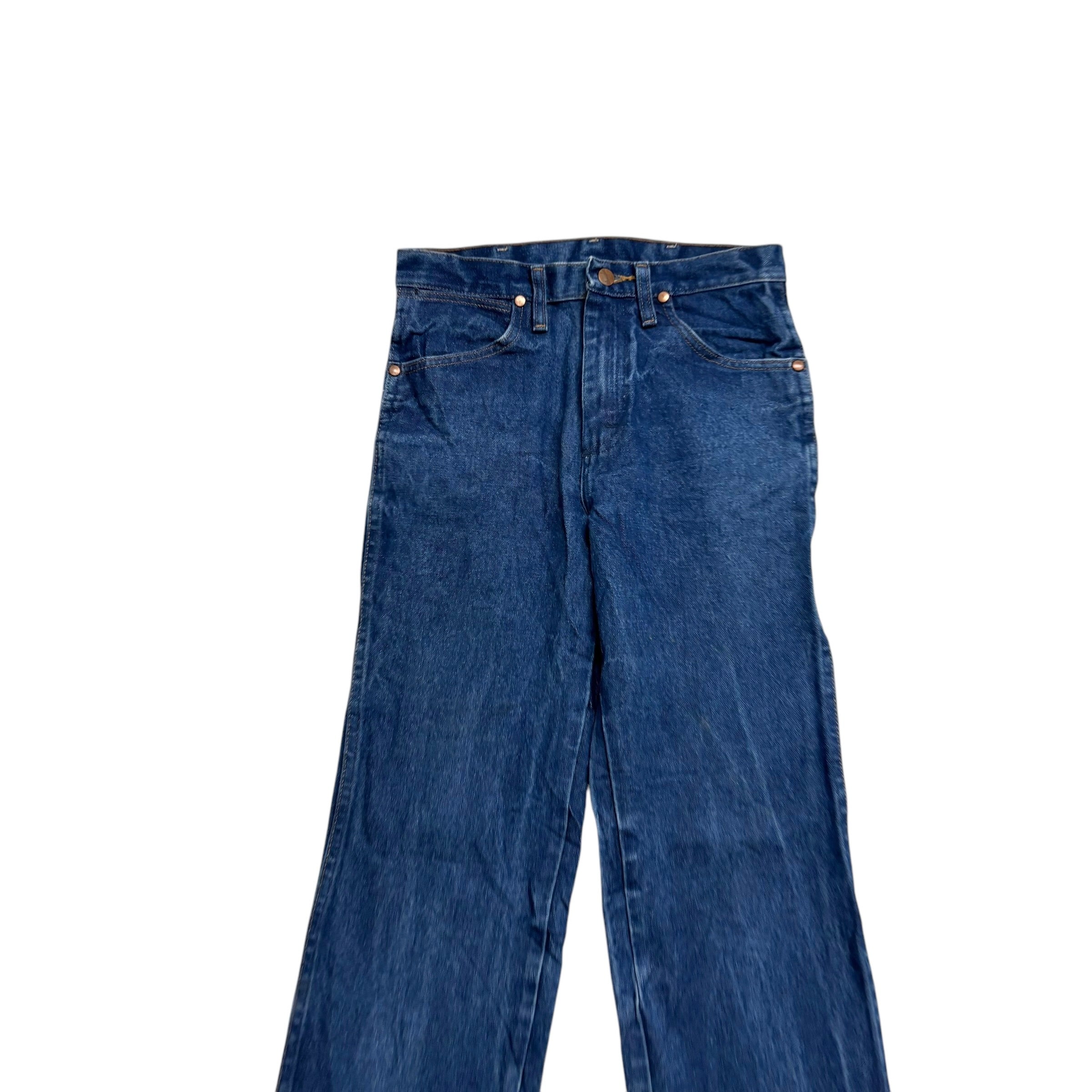 Wrangler Jeans Cowboy Cut W27 L31 Mens Mid Blue 936 Slim Fit Denim (E)