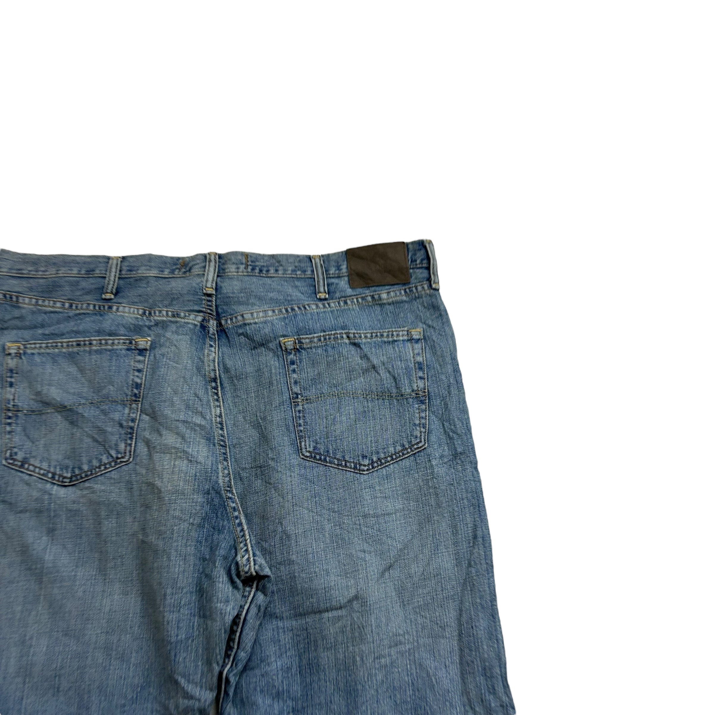 Lee Jeans W42 L32 Mens Mid Blue Relaxed Straight Fit Vintage Denim (E)
