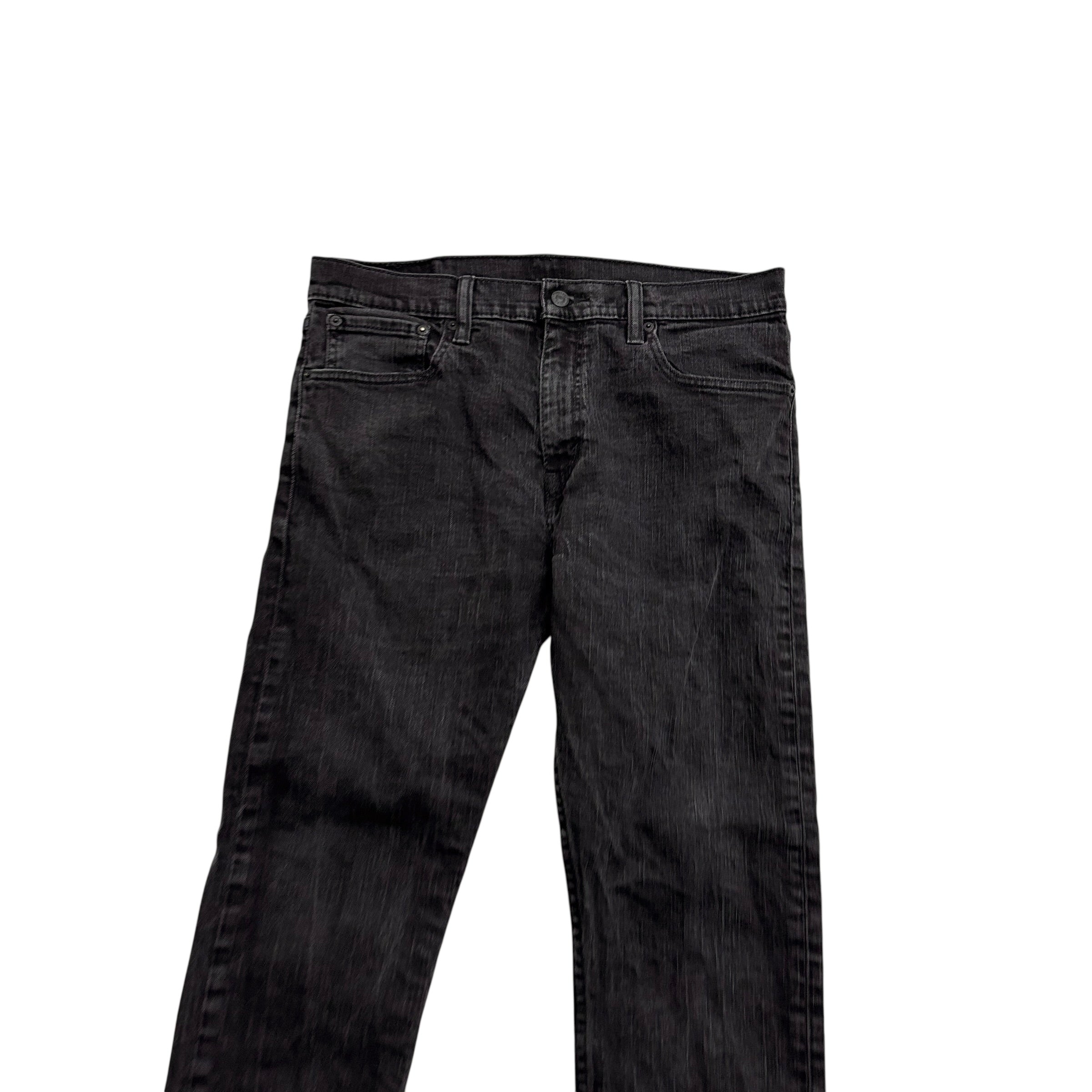 Levis 508 Jeans W32 L30 Mens Black Regular Tapered Fit Stretch Vintage Denim (E)