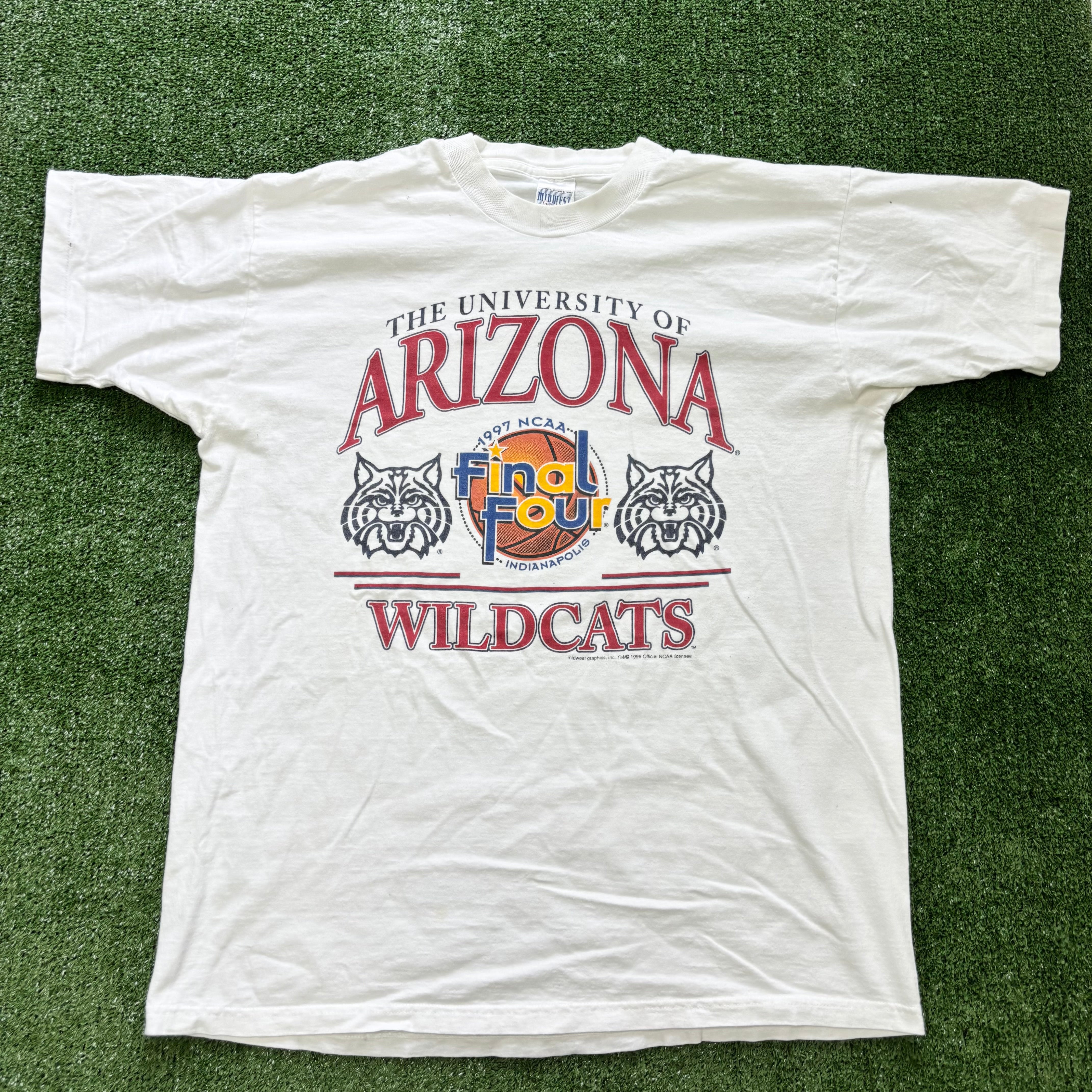 Vintage T Shirt Mens XL White Single Stitch Graphic Print 90s Basketball