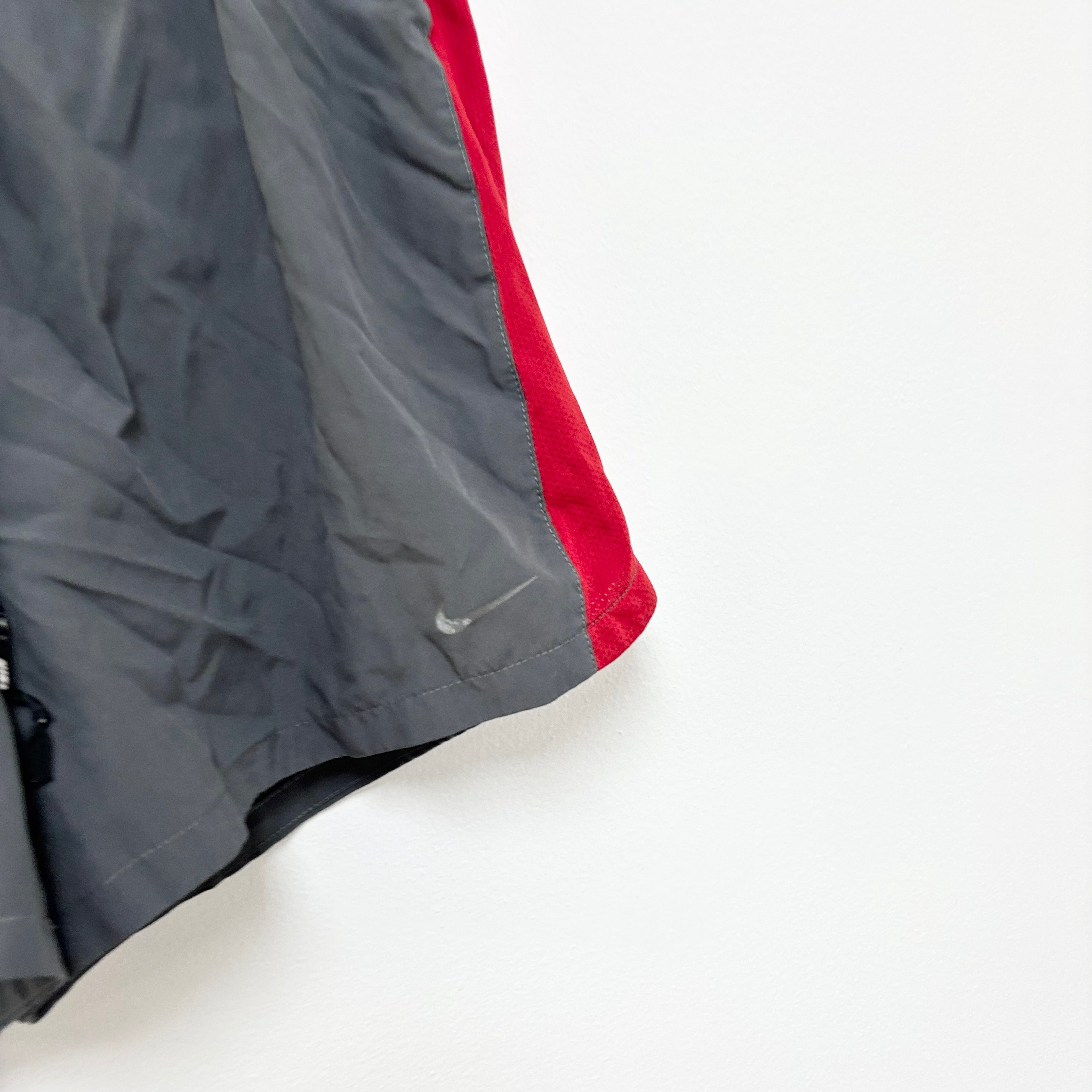 Nike Shorts Womens Medium Grey Dri Fit Running Sports Gym Athletic (E)