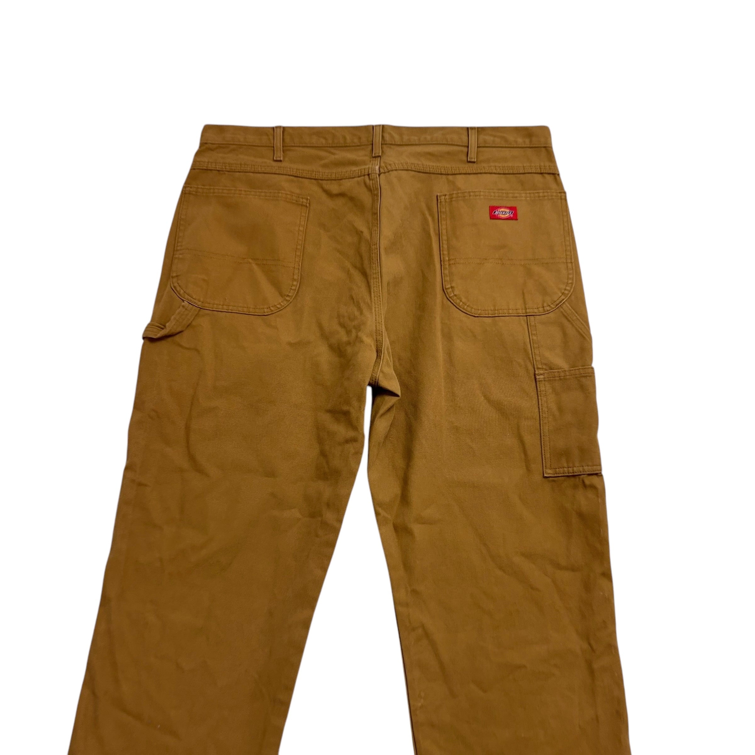 Dickies Carpenter Pants W40 L30 Mens Brown Tan Relaxed Straight Fit Jeans