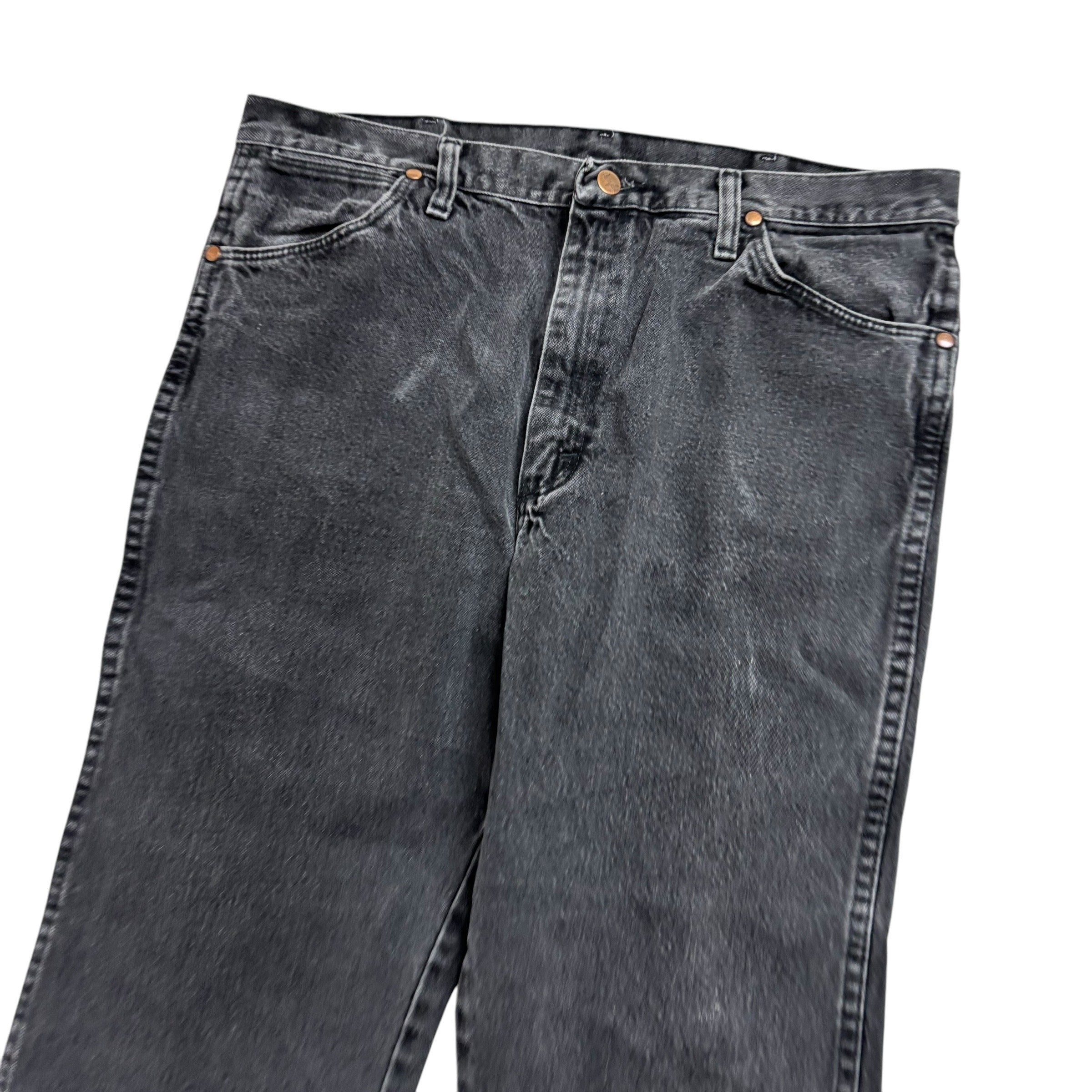 Wrangler Jeans Cowboy Cut W36 L25 Mens Black 936 Slim Fit Denim