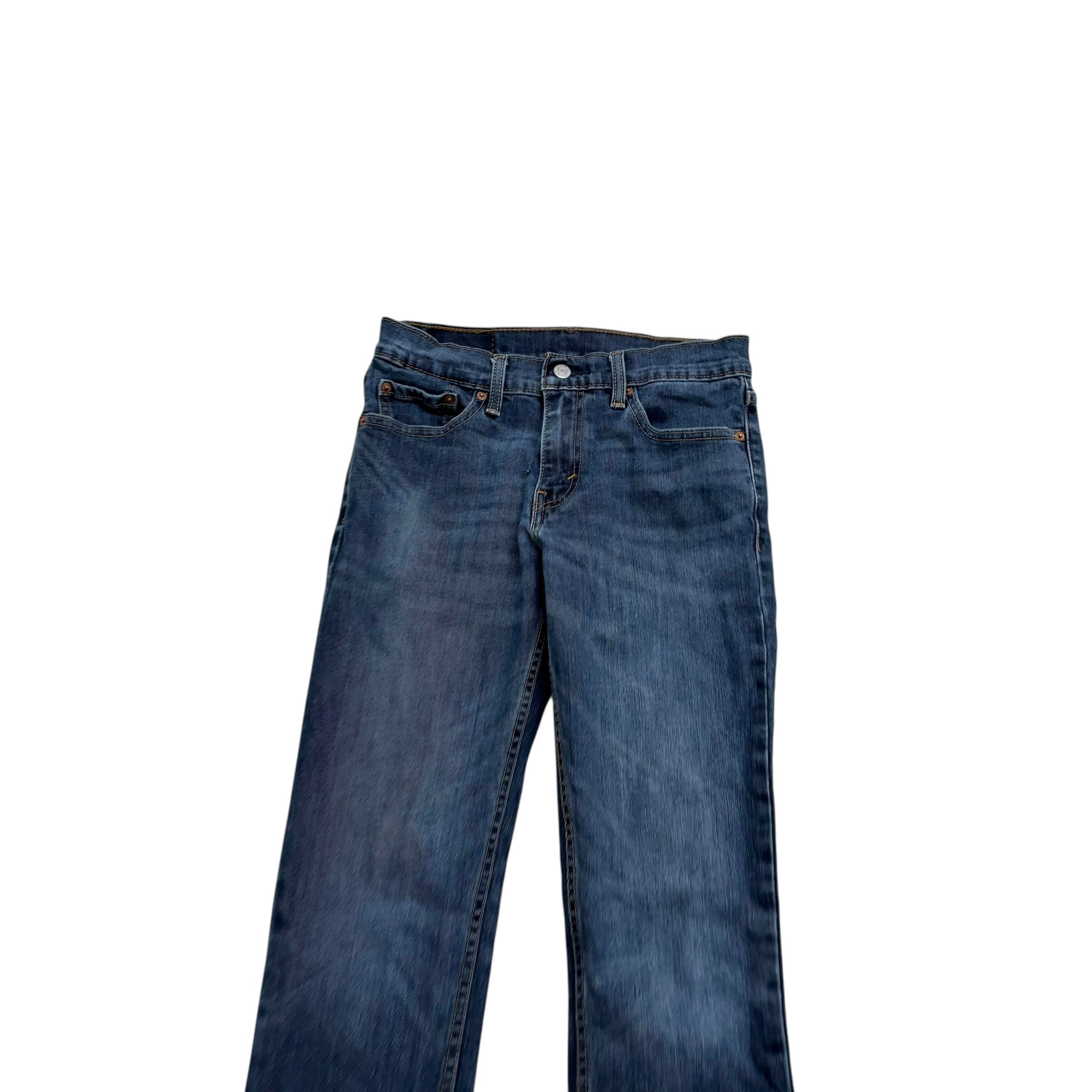 Levis 511 Jeans W28 L30 Mens Mid Blue Slim Fit Stretch Denim (F)