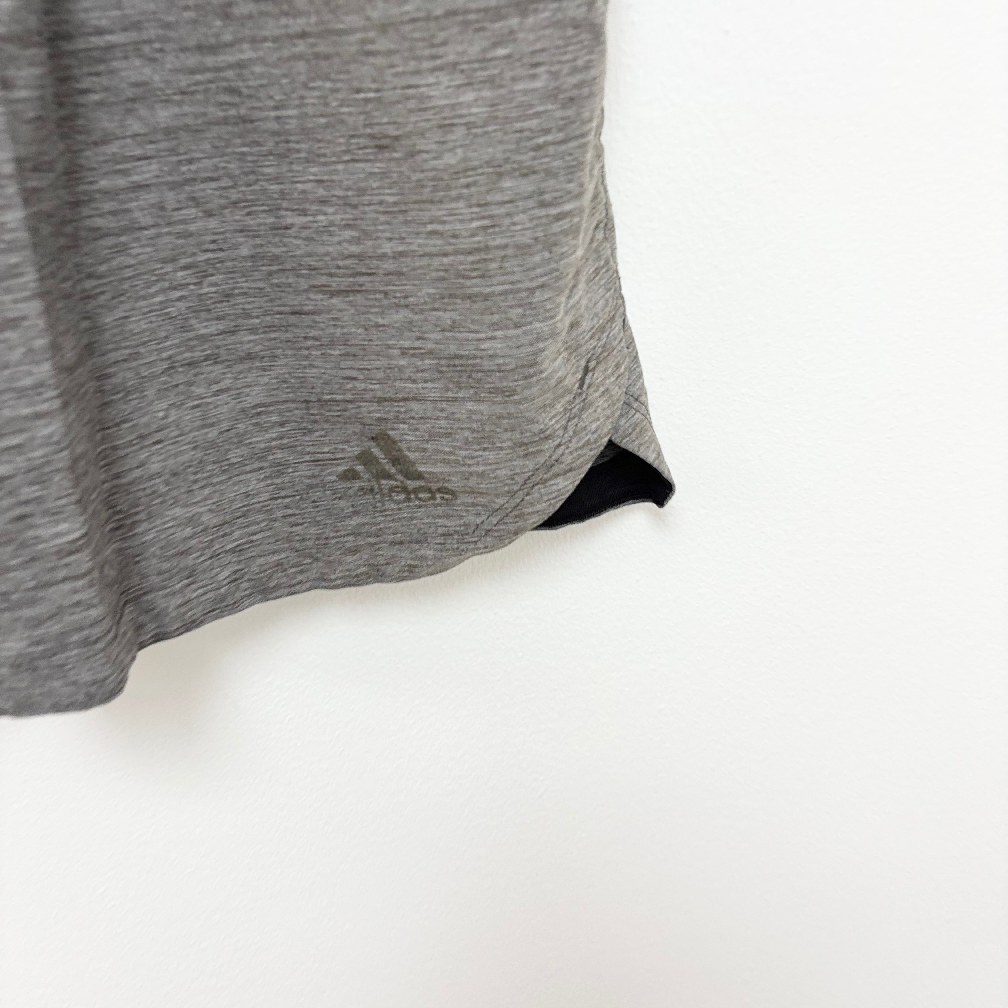Adidas Shorts Mens Small Grey Sports Running Gym Athletic Pockets (E)