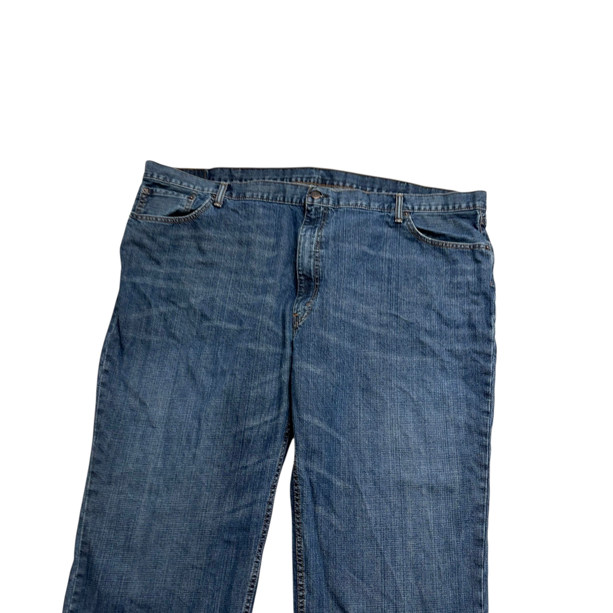 Levis 559 Jeans W52 L31 Mens Mid Blue Baggy Relaxed Straight Fit Denim