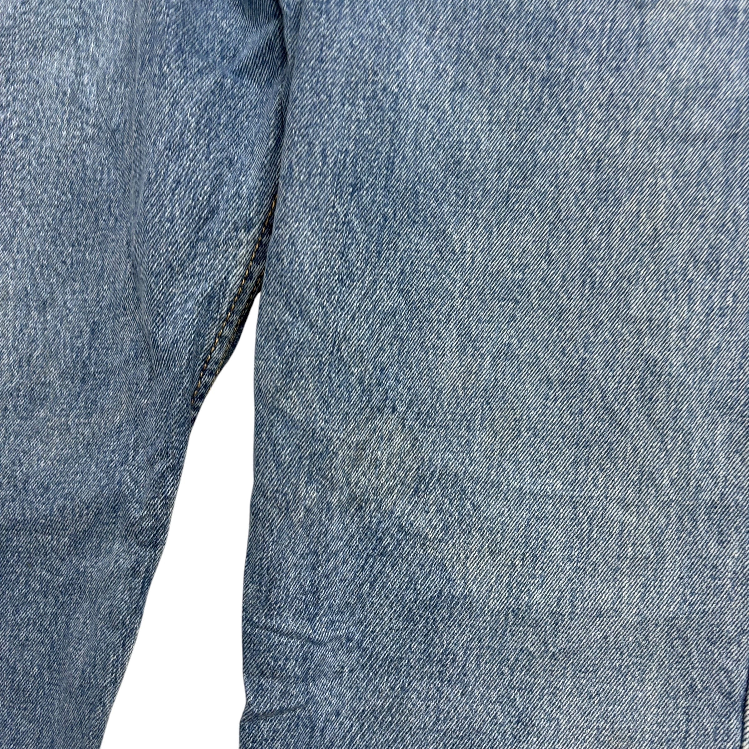 Levis 505 Jeans W35 L30 Mens Light Blue Regular Straight Fit Denim