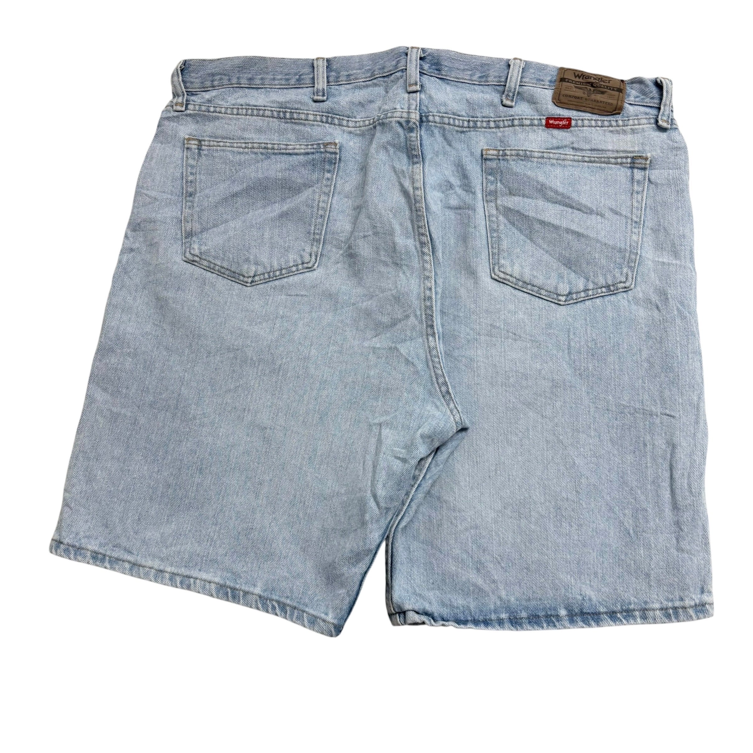 Wrangler Baggy Jorts W42 Mens Denim Shorts Light Blue Relaxed Fit