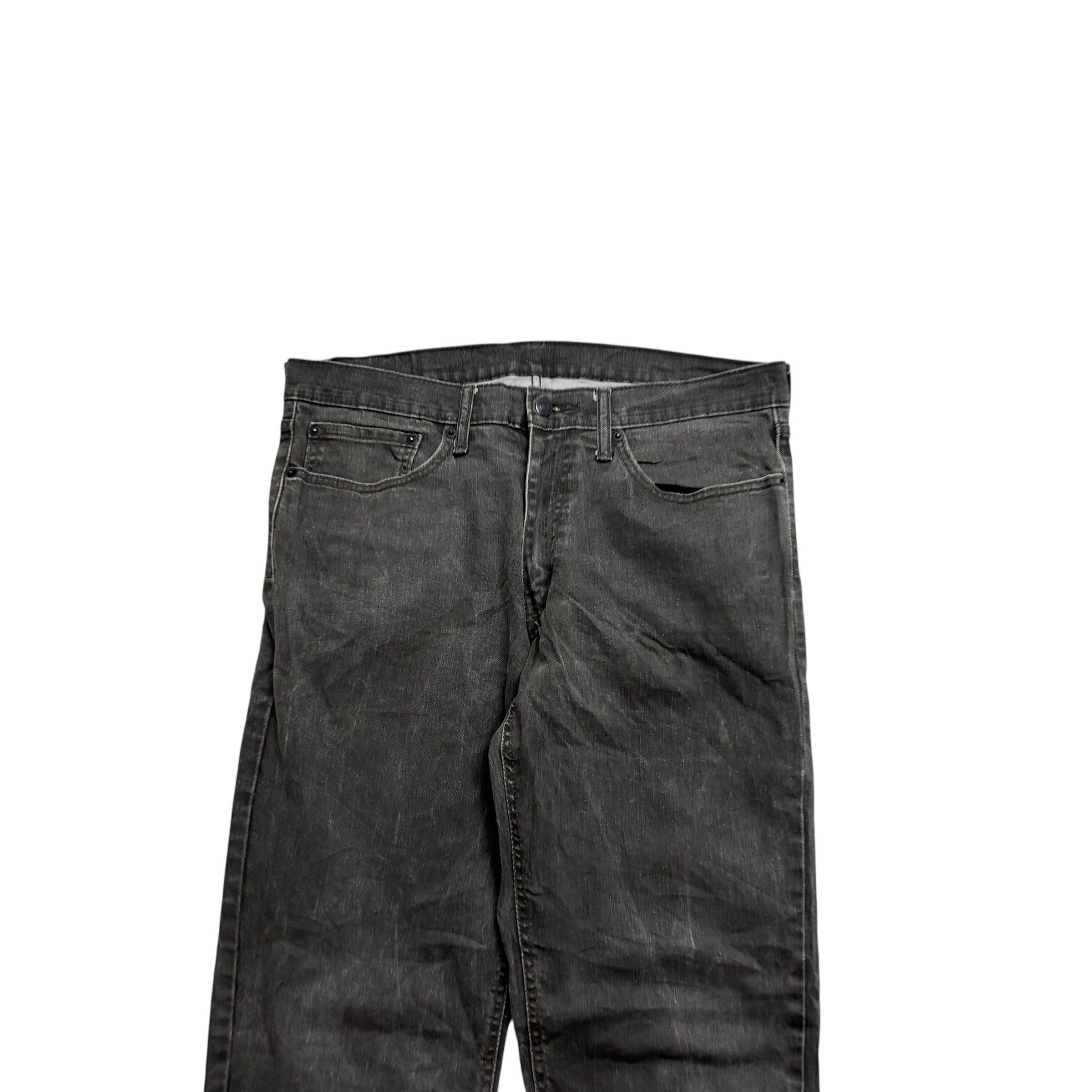 Levis 541 Jeans W34 L33 Mens Brown Athletic Tapered Fit Stretch Denim (F)