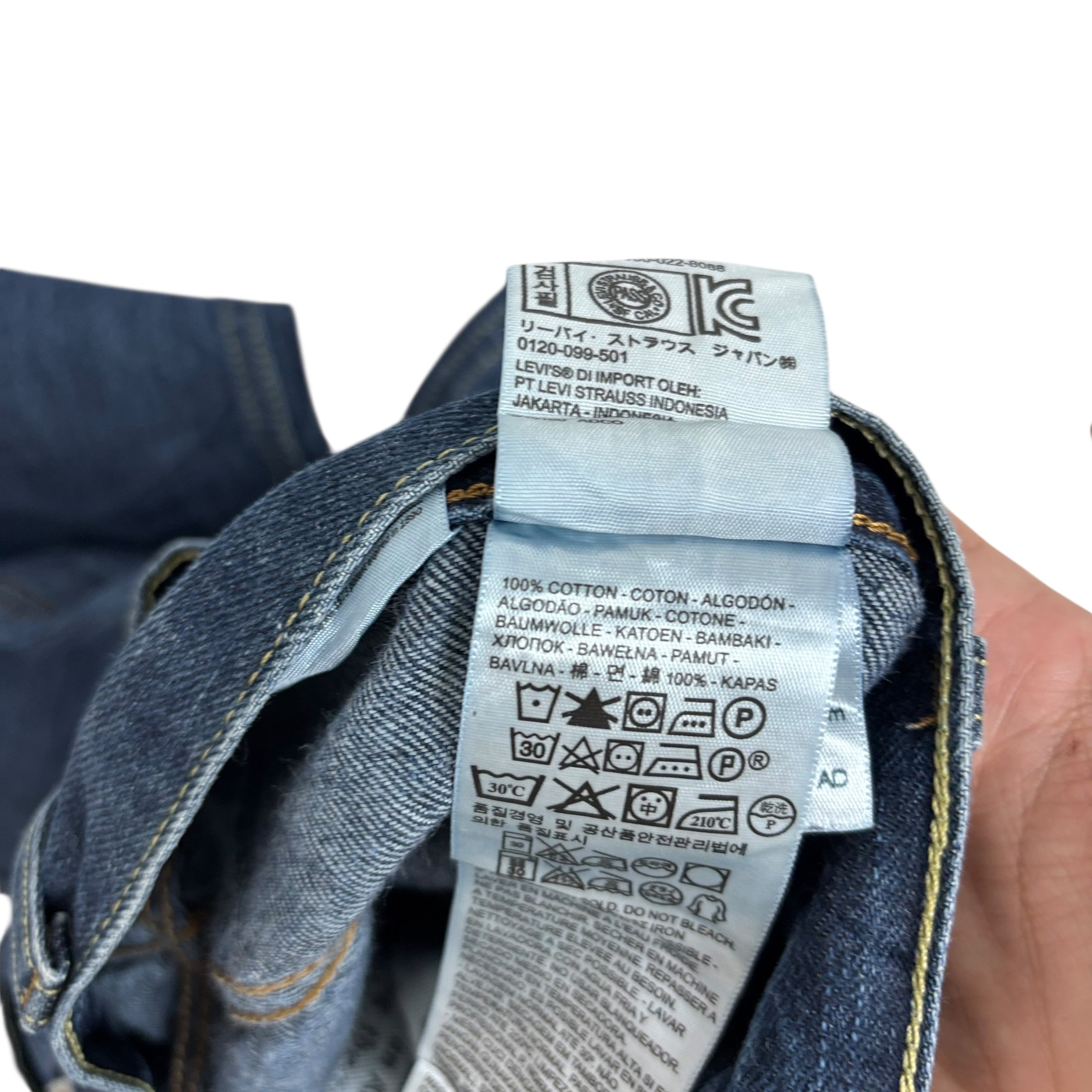 Levis 514 Jeans W36 L30 Mens Dark Blue Regular Straight Fit Denim (E)