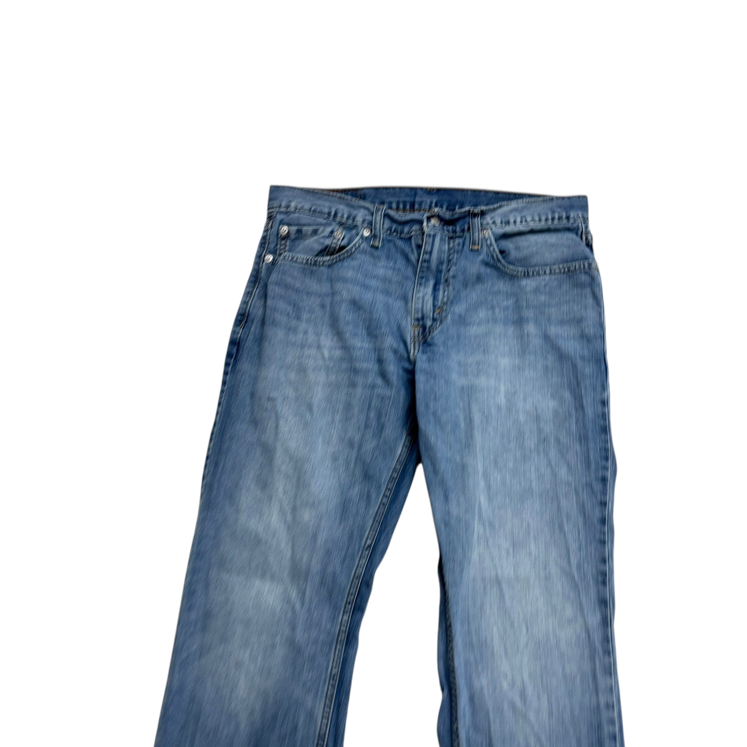 Levis 559 Jeans W32 L29 Mens Mid Blue Regular Straight Fit Denim (E)