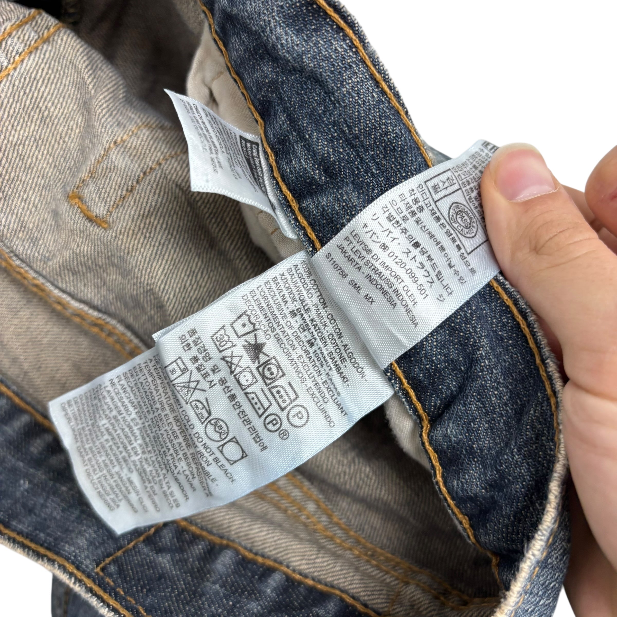 Levis 559 Jeans W36 L32 Mens Dark Blue Baggy Relaxed Straight Fit Denim