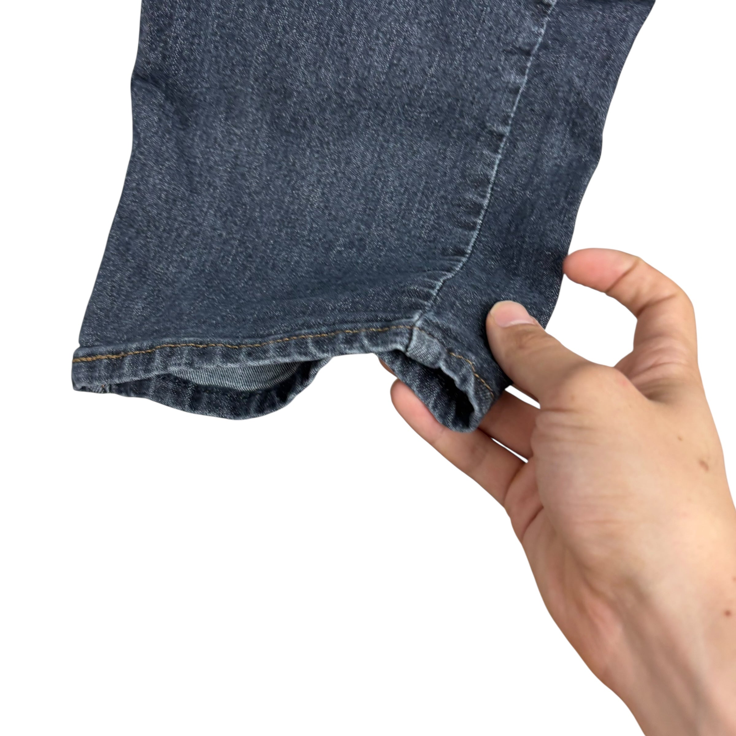 Levis Signature Jeans W34 L33 Mens Dark Blue Regular Straight Stretch Denim (E)
