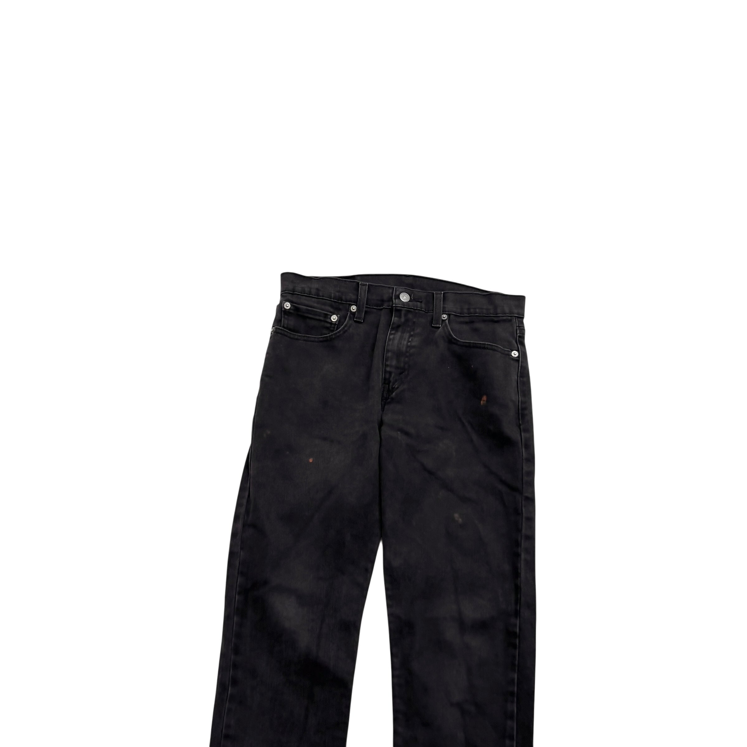 Levis 512 Jeans W30 L31 Mens Black Slim Tapered Fit Stretch Denim (F)