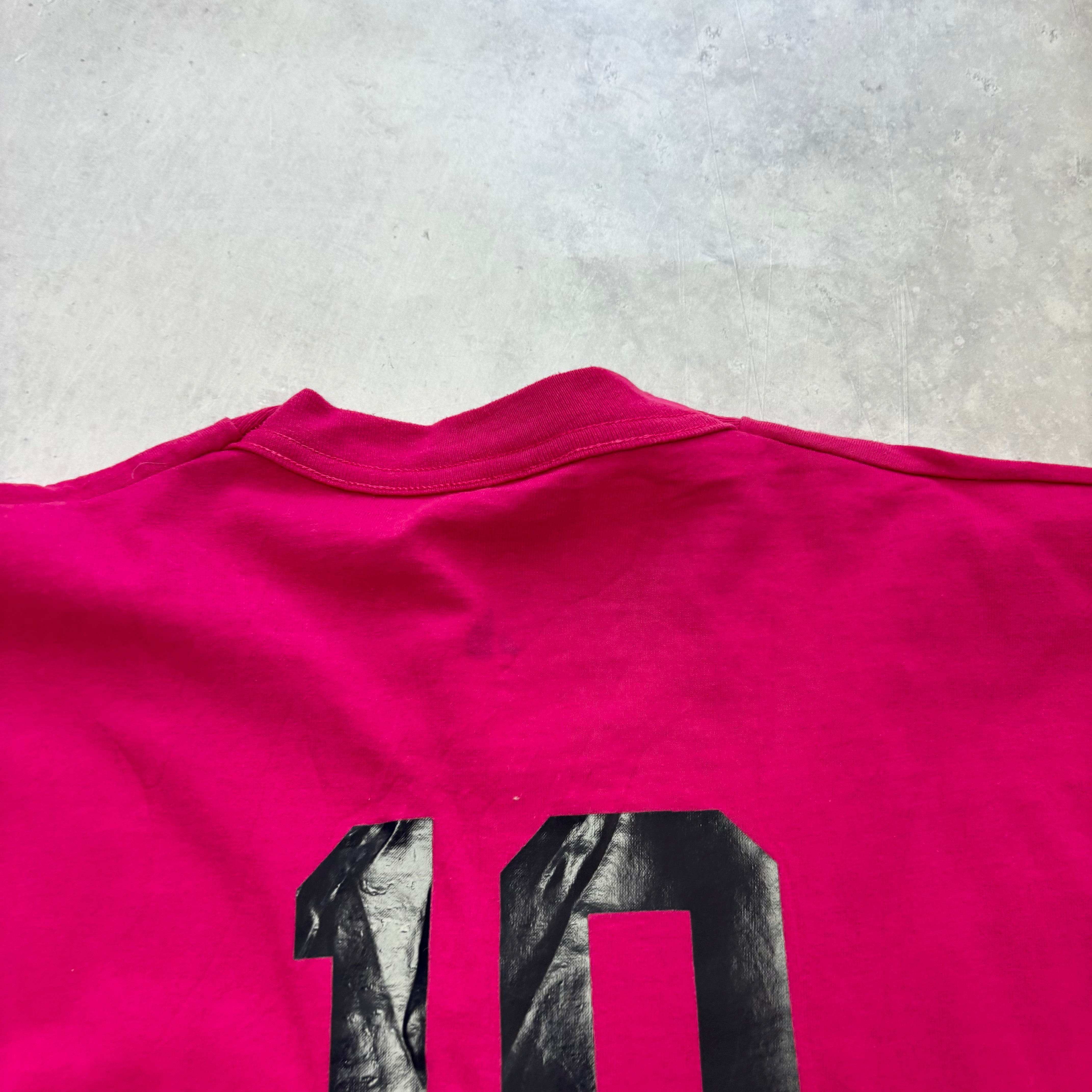 Vintage T Shirt Mens XL Pink Single Stitch Graphic Print 90s Sports