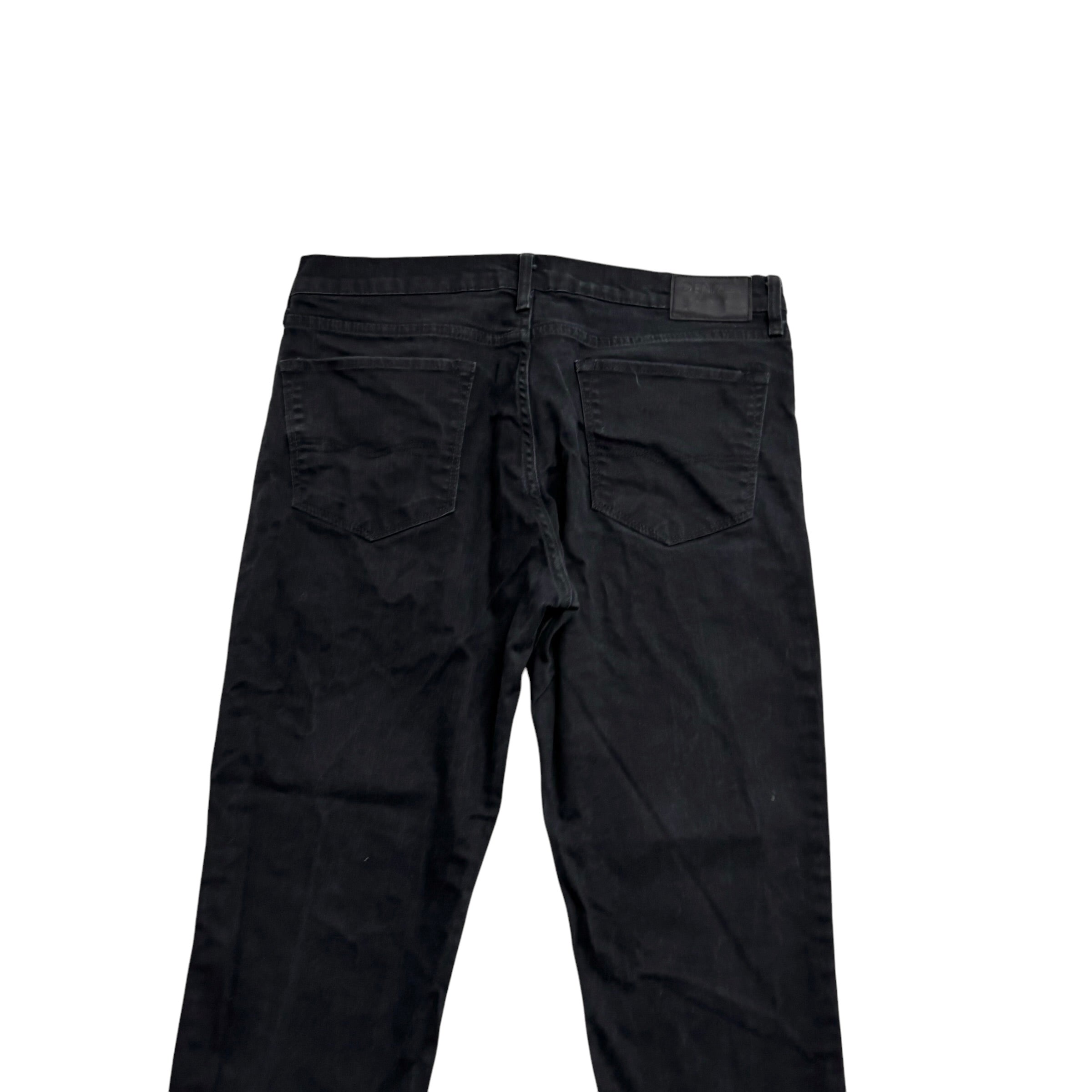 Levis 216 Denizen Jeans W36 L32 Mens Black Skinny Fit Stretch Denim (E)