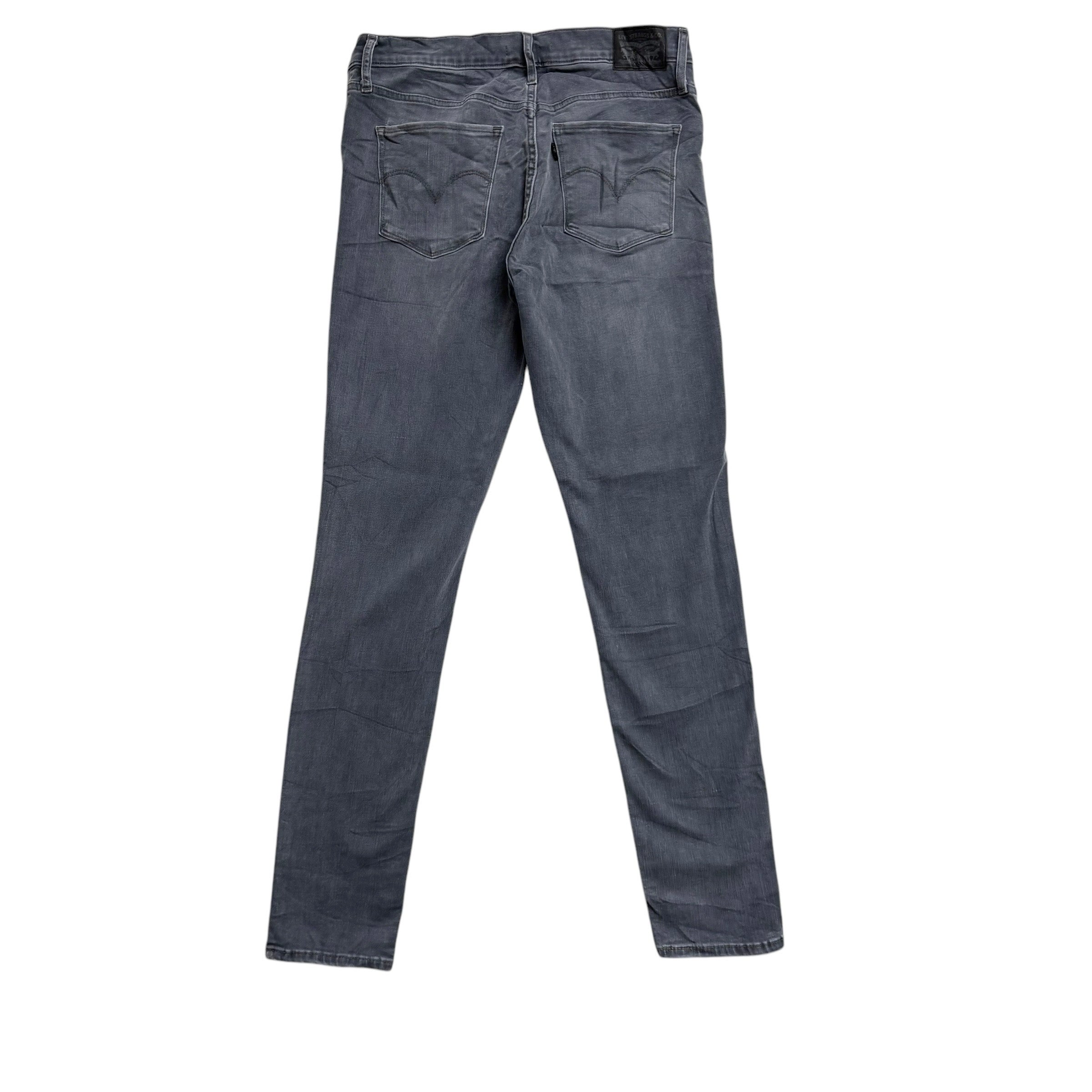 Levis 311 Jeans W29 L30 Womens Grey Shaping Skinny Fit Stretch Denim (E)