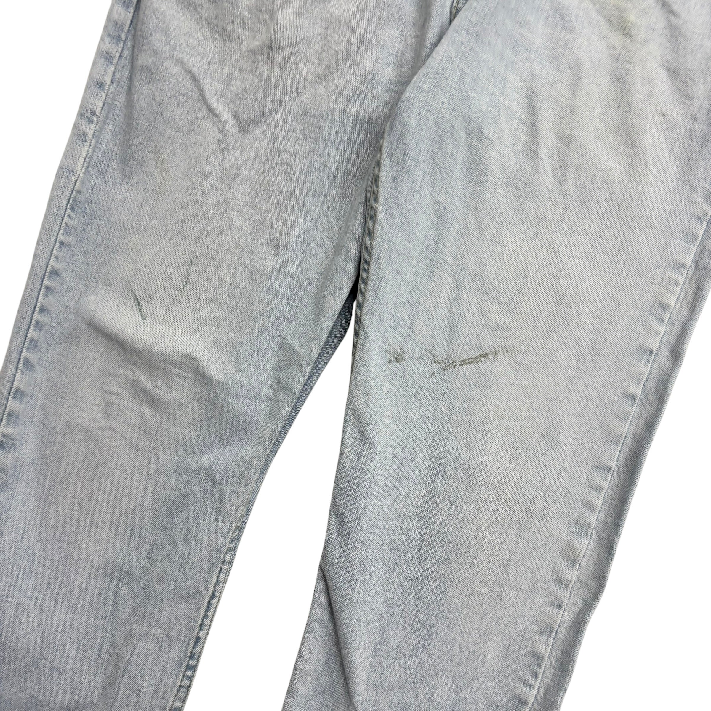 Levis 512 Jeans W32 L32 Mens Light Blue Slim Tapered Fit Stretch Denim (F)