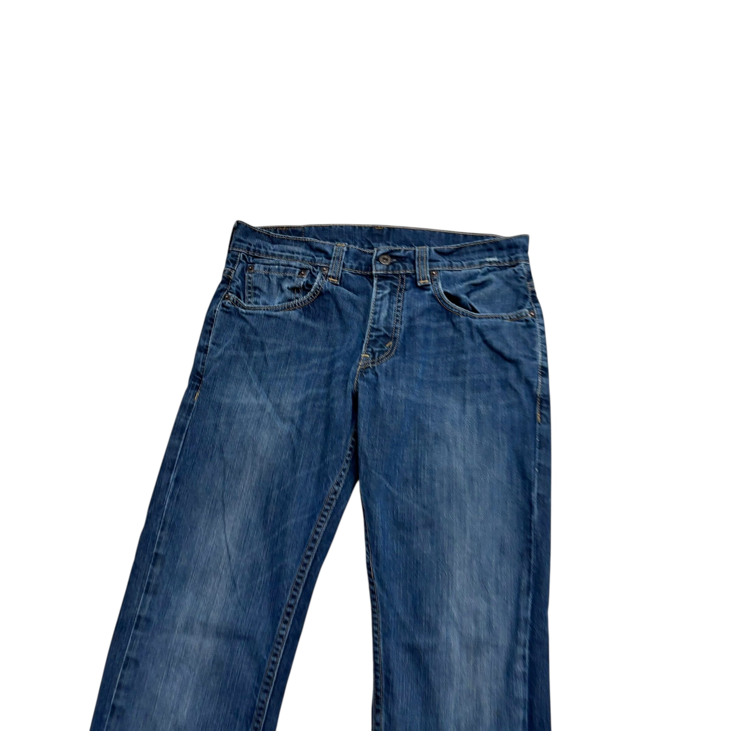 Levis 511 Jeans W32 L32 Mens Dark Blue Slim Fit Stretch Vintage Denim