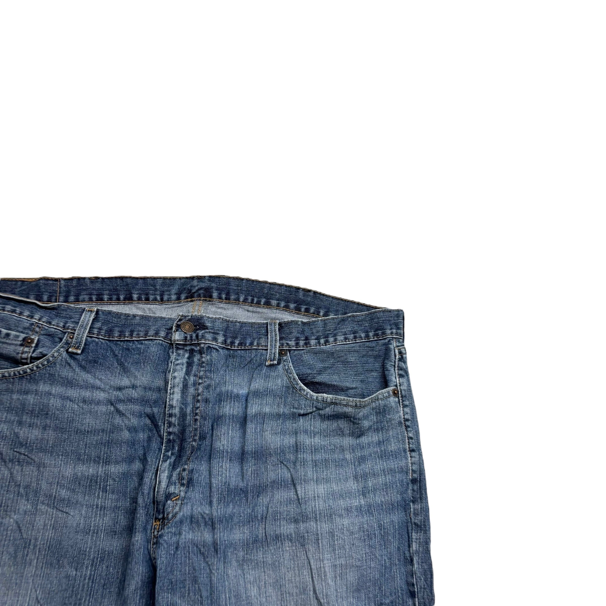 Levis 559 Jeans W42 L25 Mens Mid Blue Baggy Relaxed Straight Fit Denim (F)
