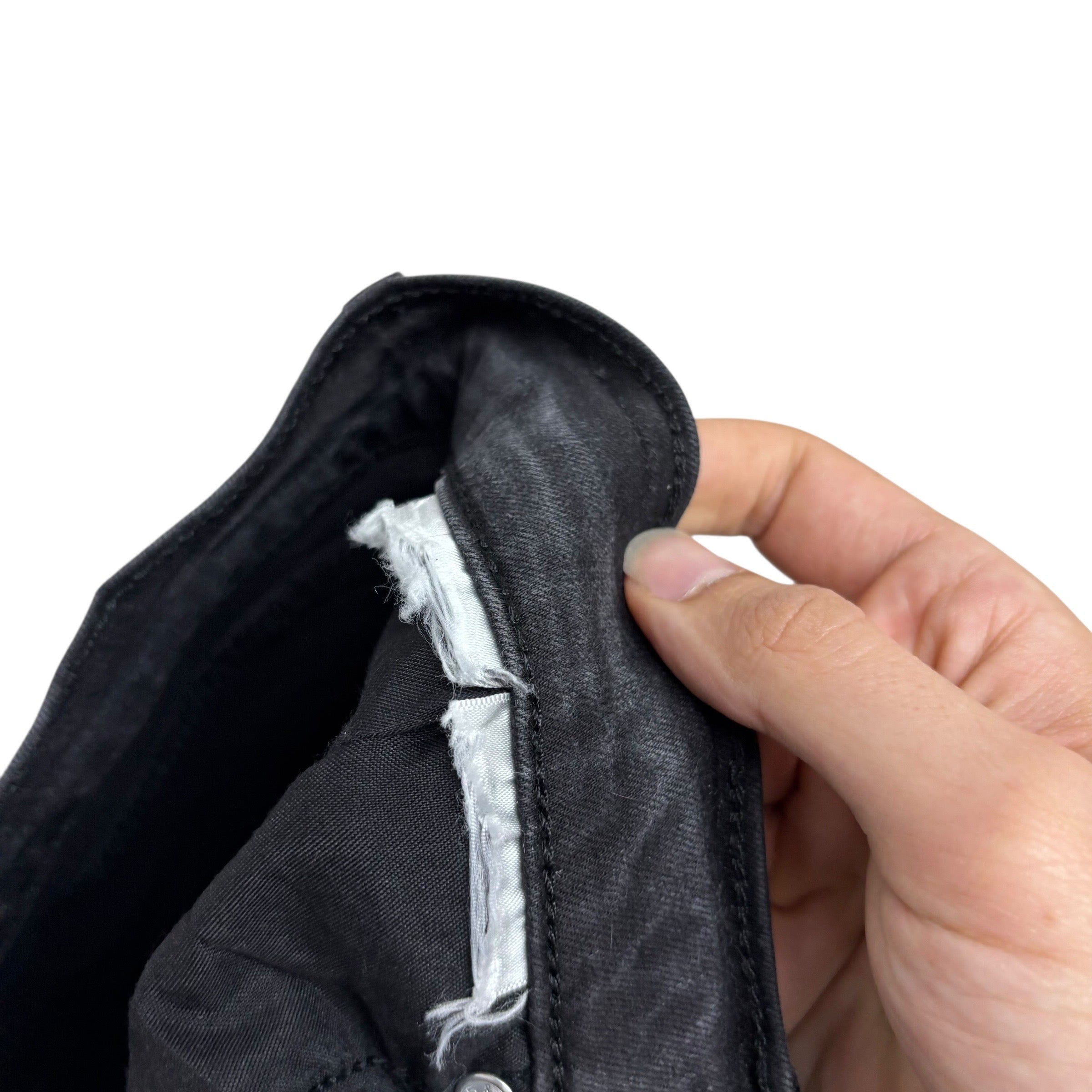 Levis Jeans W31 L29 Womens Classic Straight Fit Black Stretch Denim