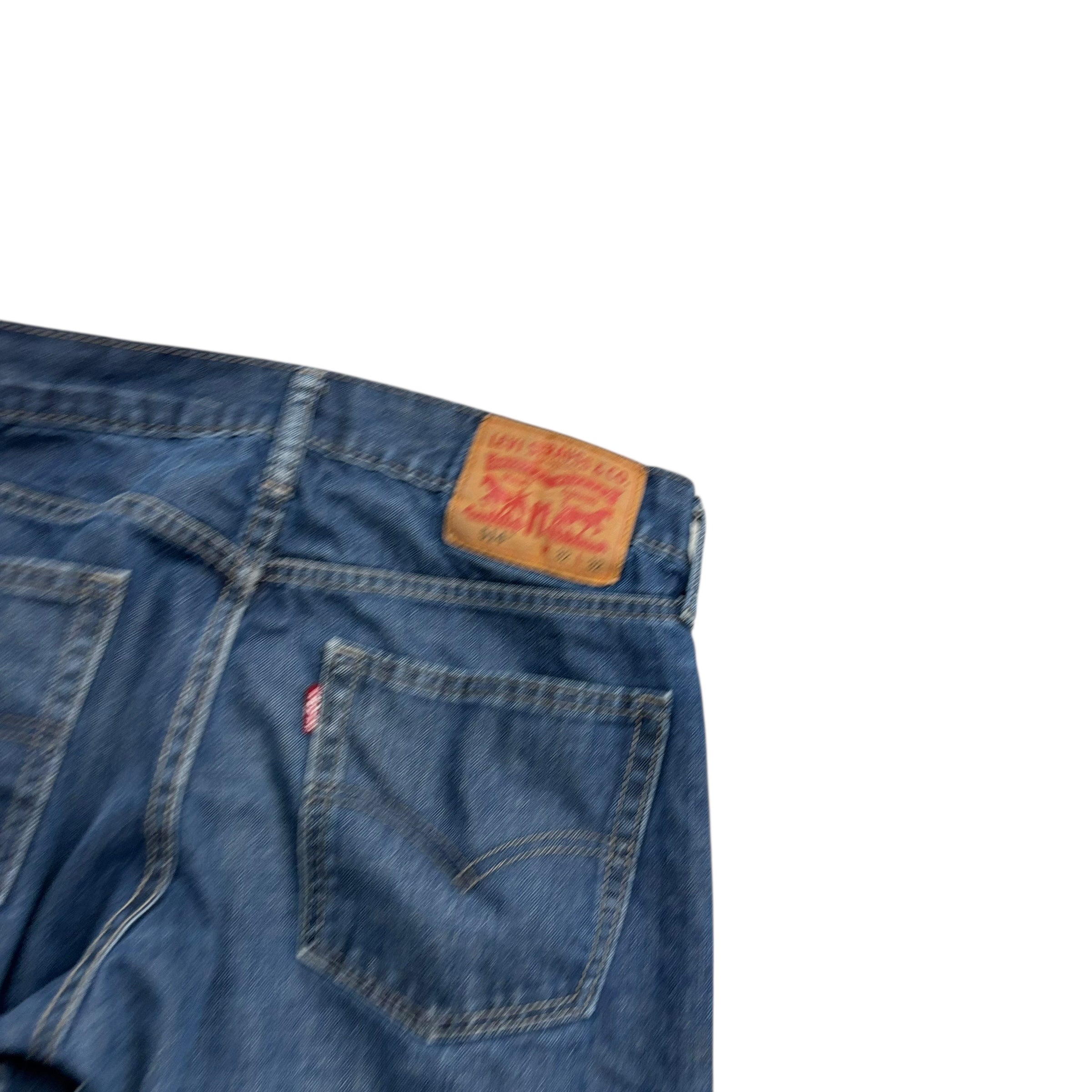 Levis 514 Jeans W30 L30 Mens Mid Blue Regular Straight Fit Vintage Denim (F)