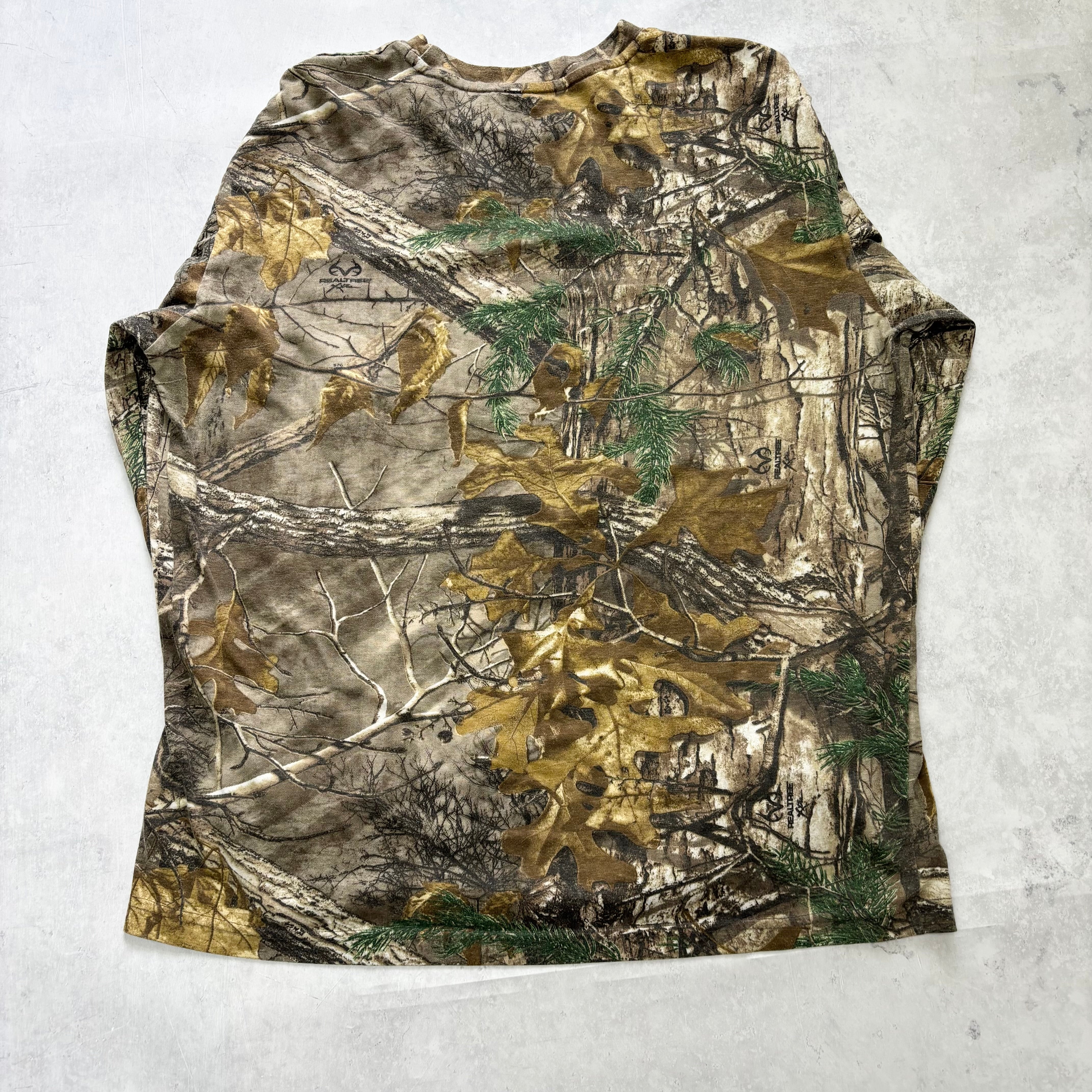RealTree T Shirt Mens XL Camo Y2K Hunting Field & Stream Long Sleeve (E)