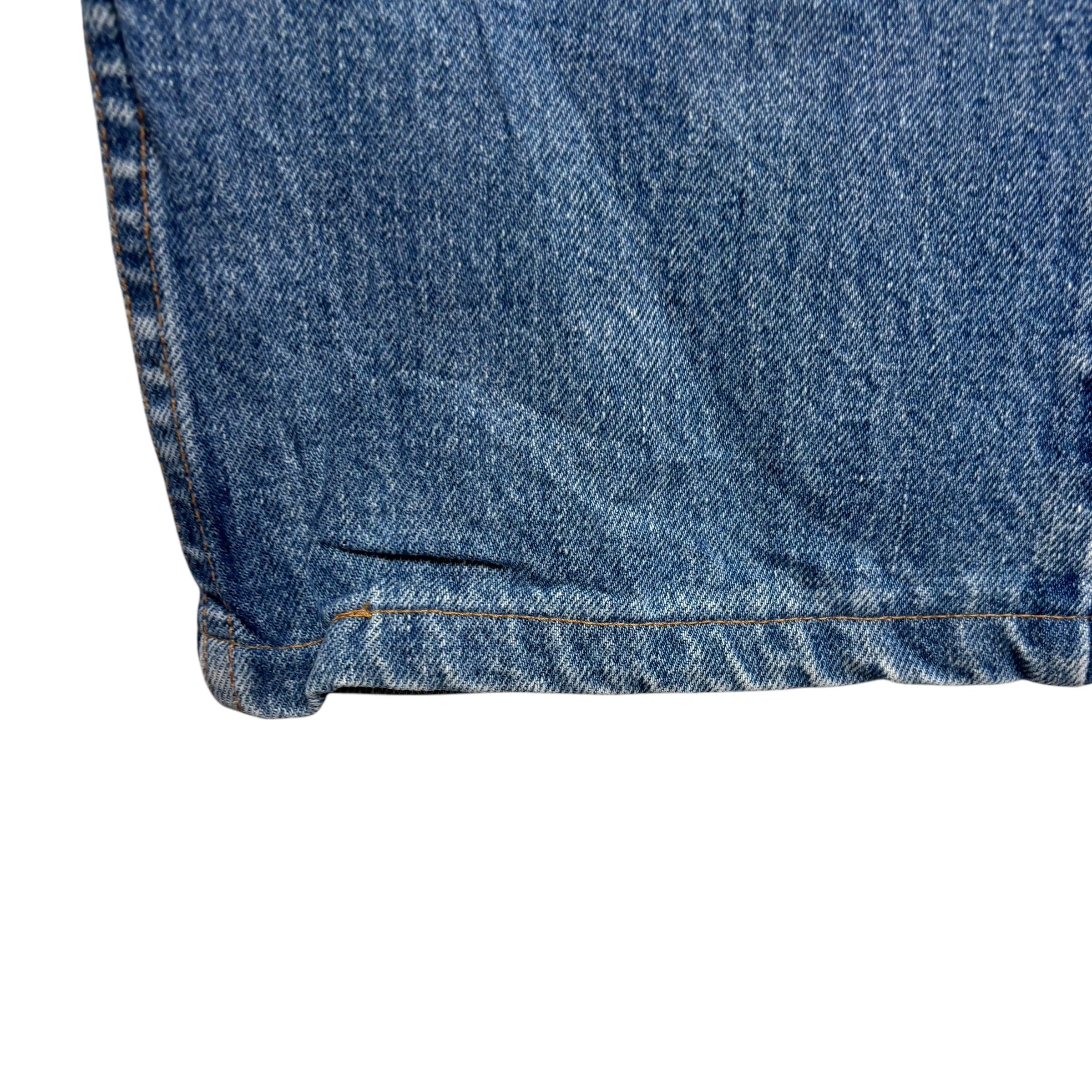 Levis 505 Jeans W36 L29 Mens Mid Blue Regular Straight Fit Vintage Denim