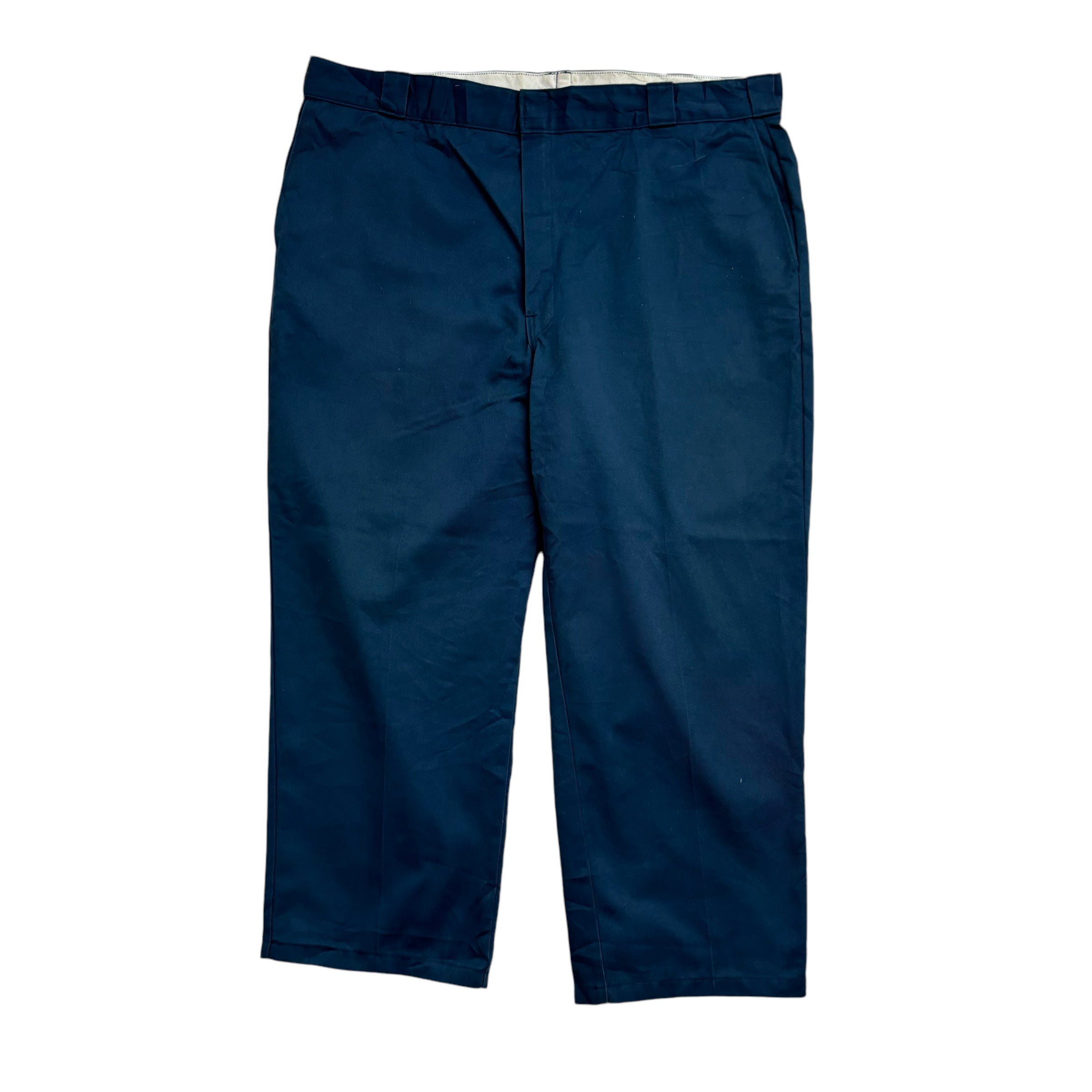 Dickies 874 Trousers W42 L26 Mens Blue Pants Original Straight Fit Workwear