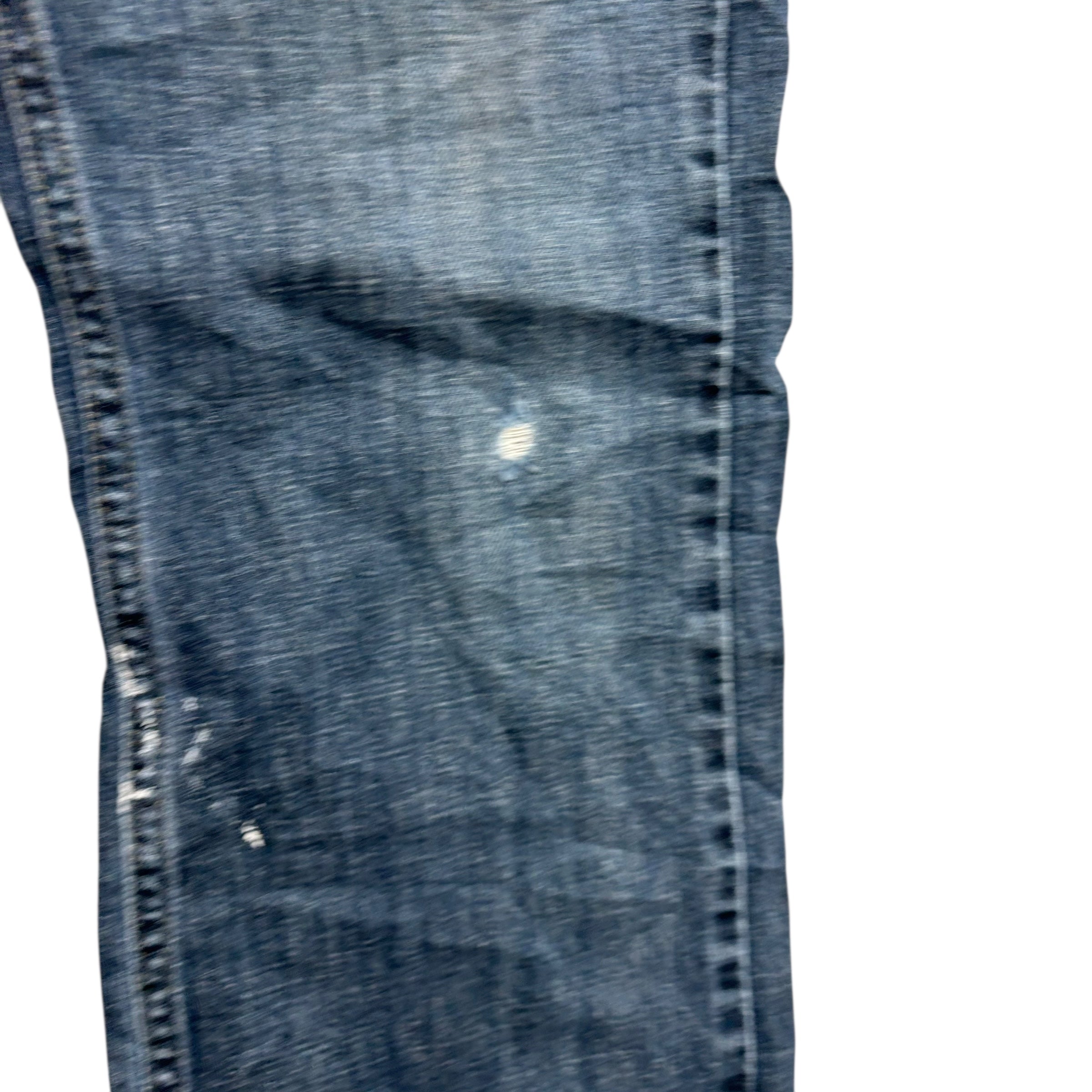 Levis 527 Jeans W34 L30 Mens Mid Blue Slim Bootcut Fit Denim (F)