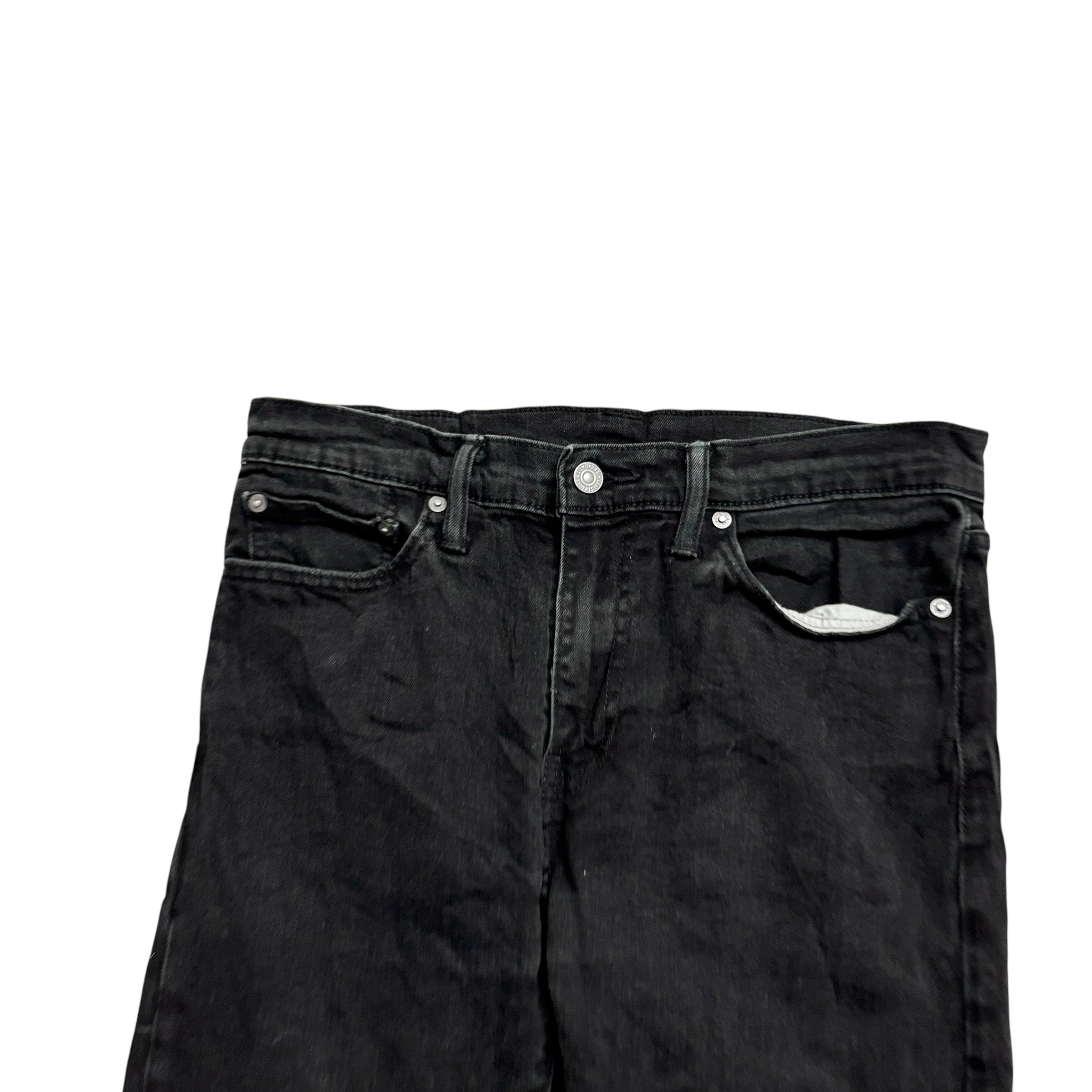 Levis 510 Jeans W31 L30 Mens Black Skinny Fit Stretch Denim