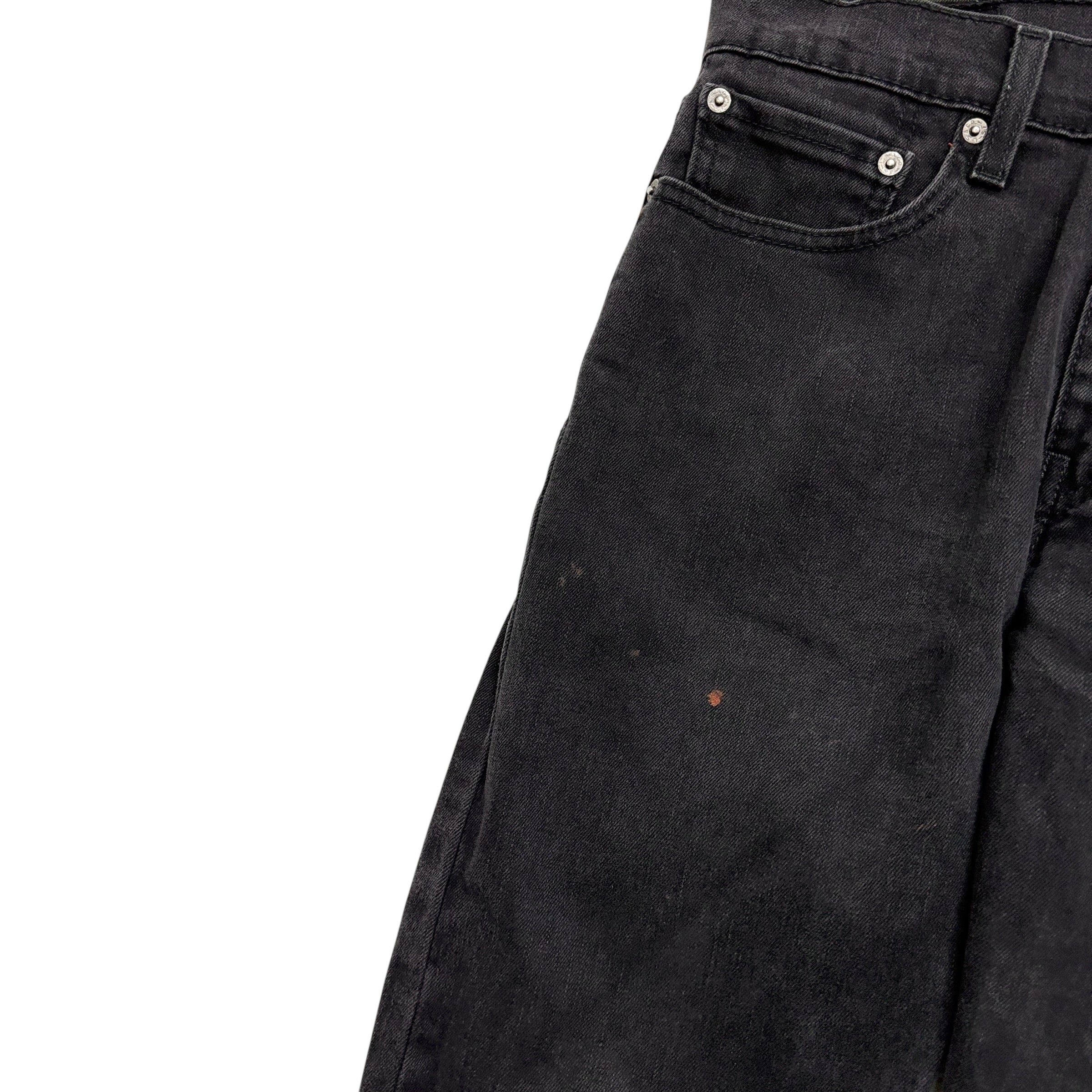 Levis 512 Jeans W30 L31 Mens Black Slim Tapered Fit Stretch Denim (F)