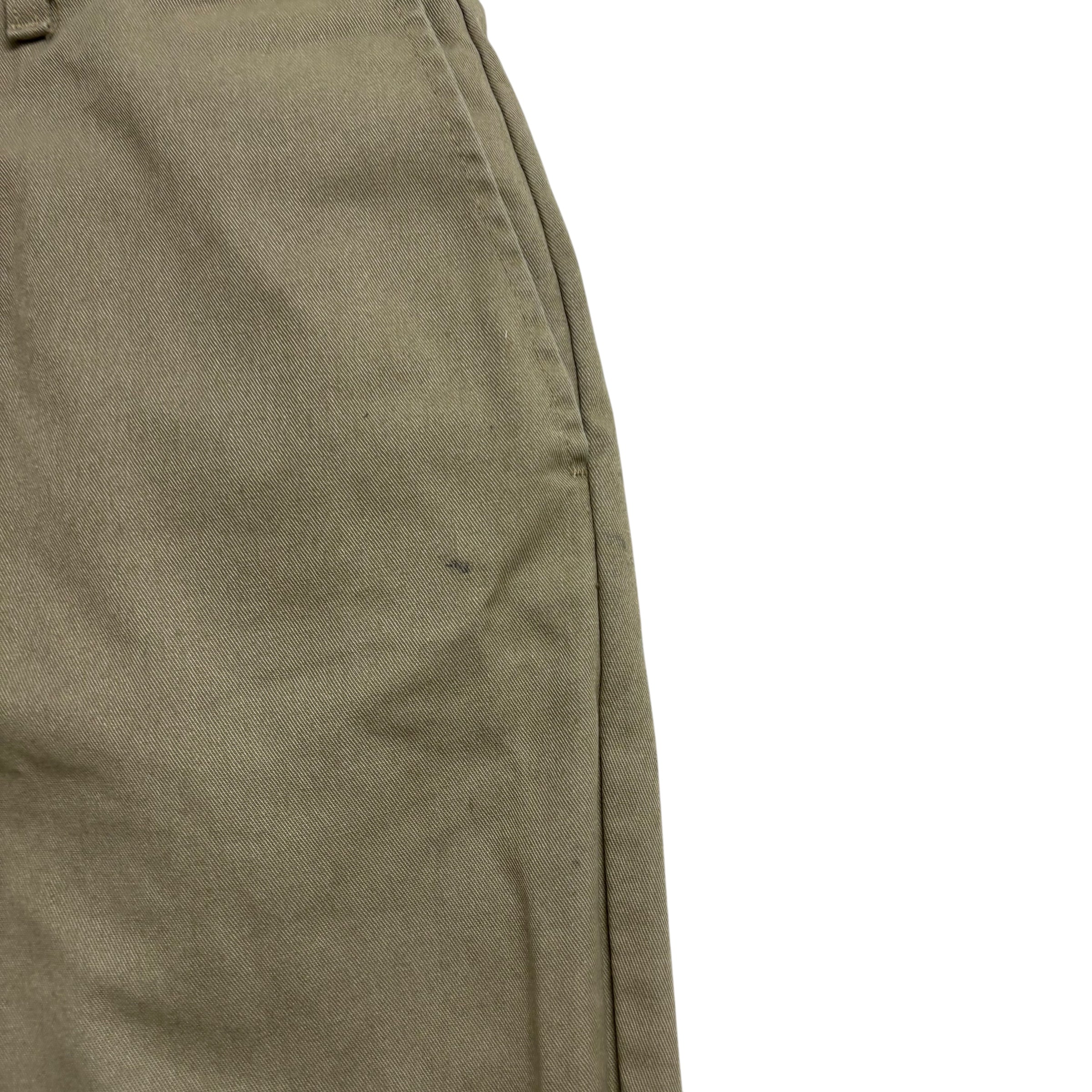 Dickies Double Knee Trousers W42 L29 Mens Beige Pants Relaxed Straight Workwear