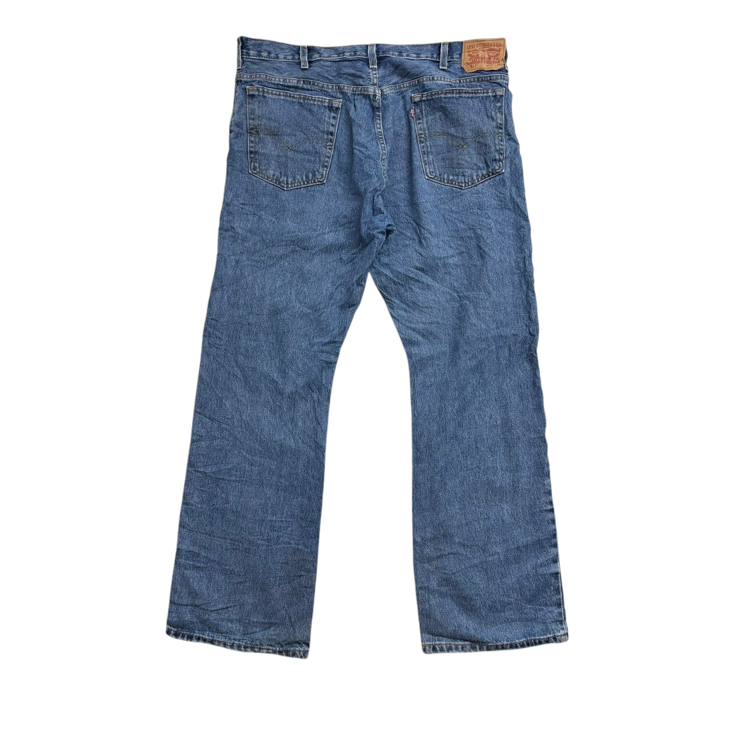 Levis 517 Jeans W40 L32 Mens Mid Blue Regular Bootcut Fit Denim