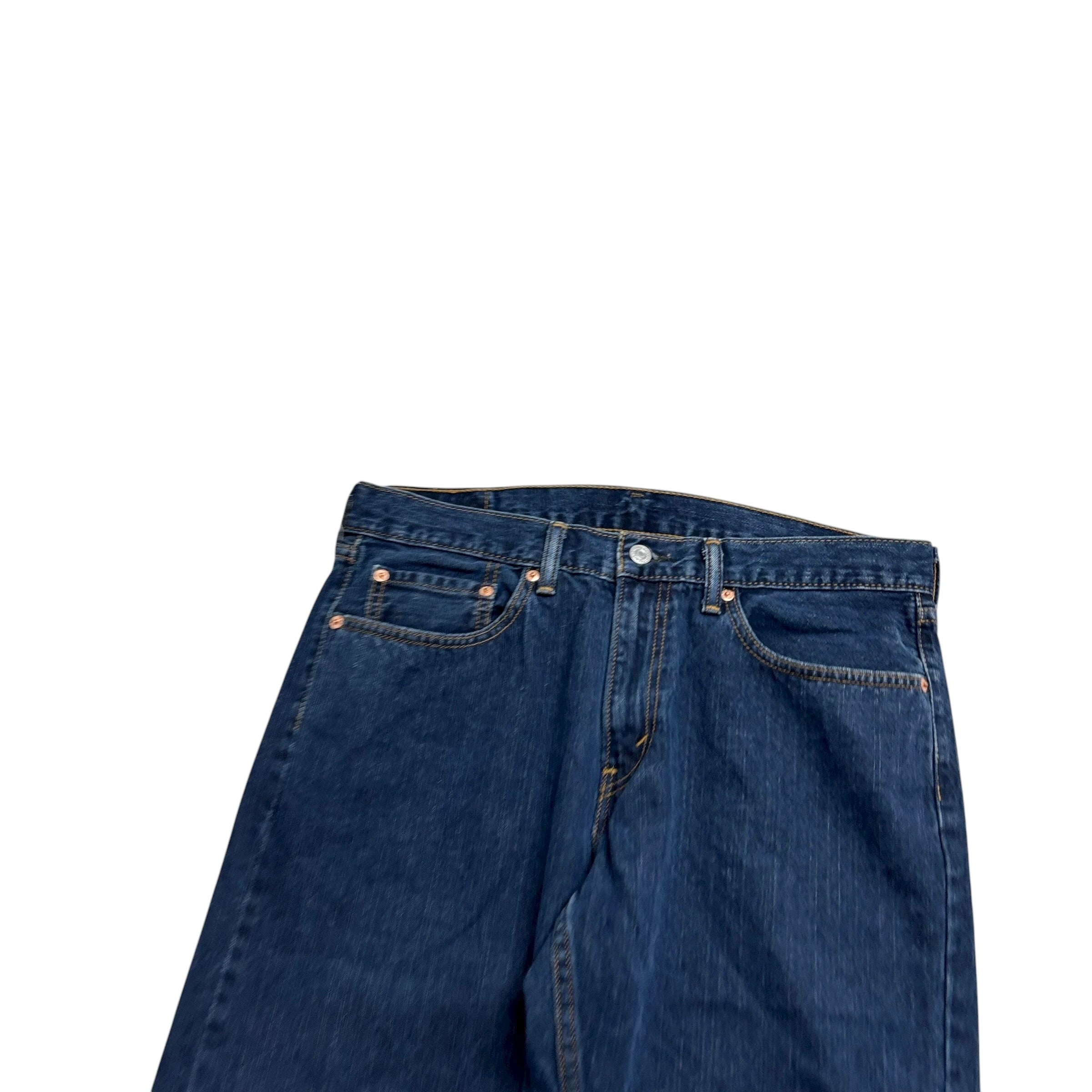 Levis 559 Jeans W34 L30 Mens Dark Blue Baggy Relaxed Fit Vintage Denim (E)