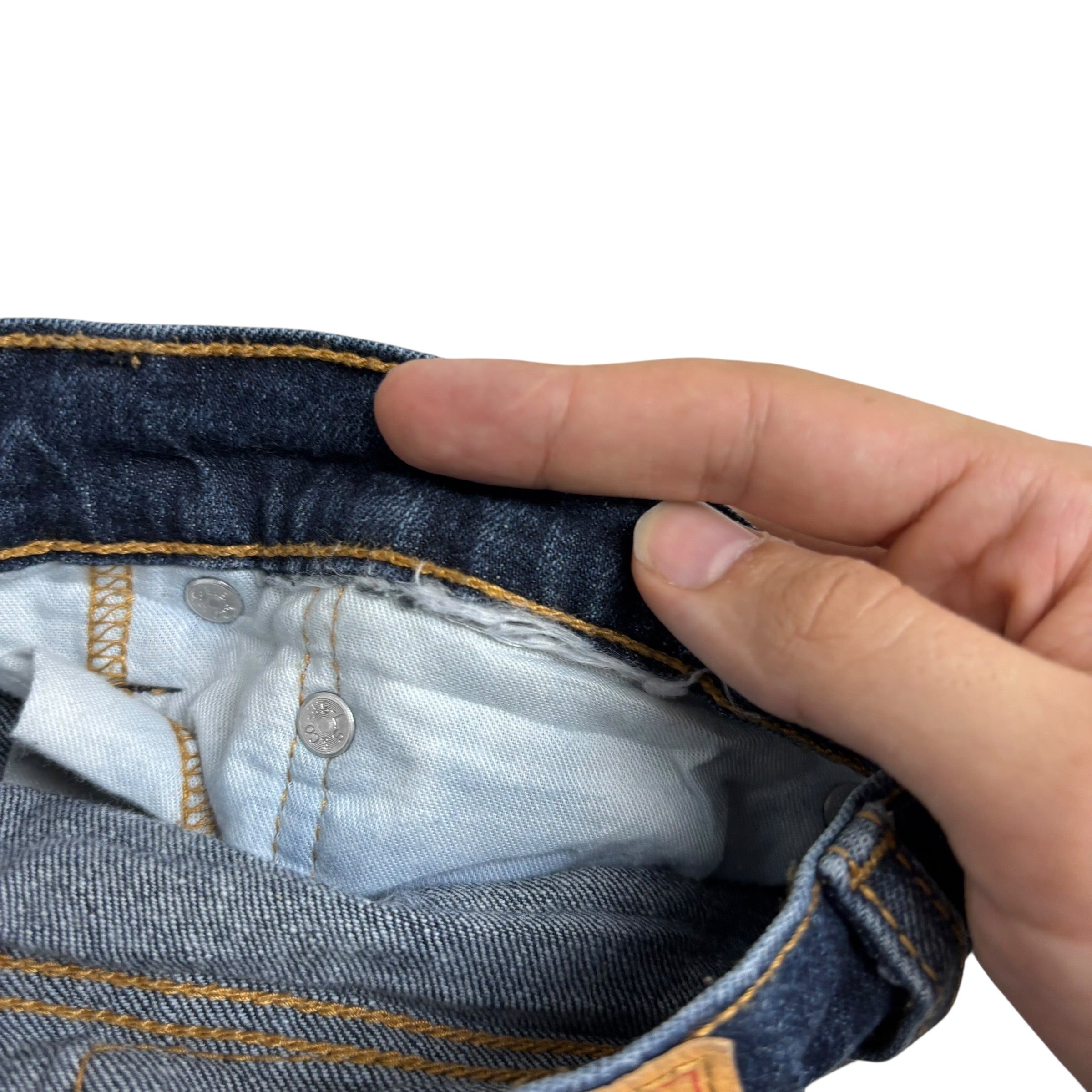 Levis 511 Jeans W36 L30 Mens Dark Blue Slim Fit Stretch Denim (E)