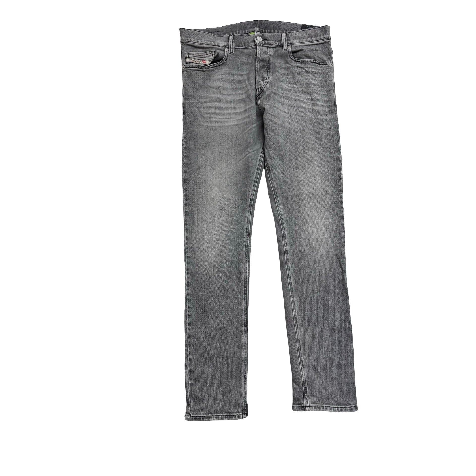 Diesel D Luster Jeans W32 L30 Mens Grey Slim Fit Stretch Denim (E)