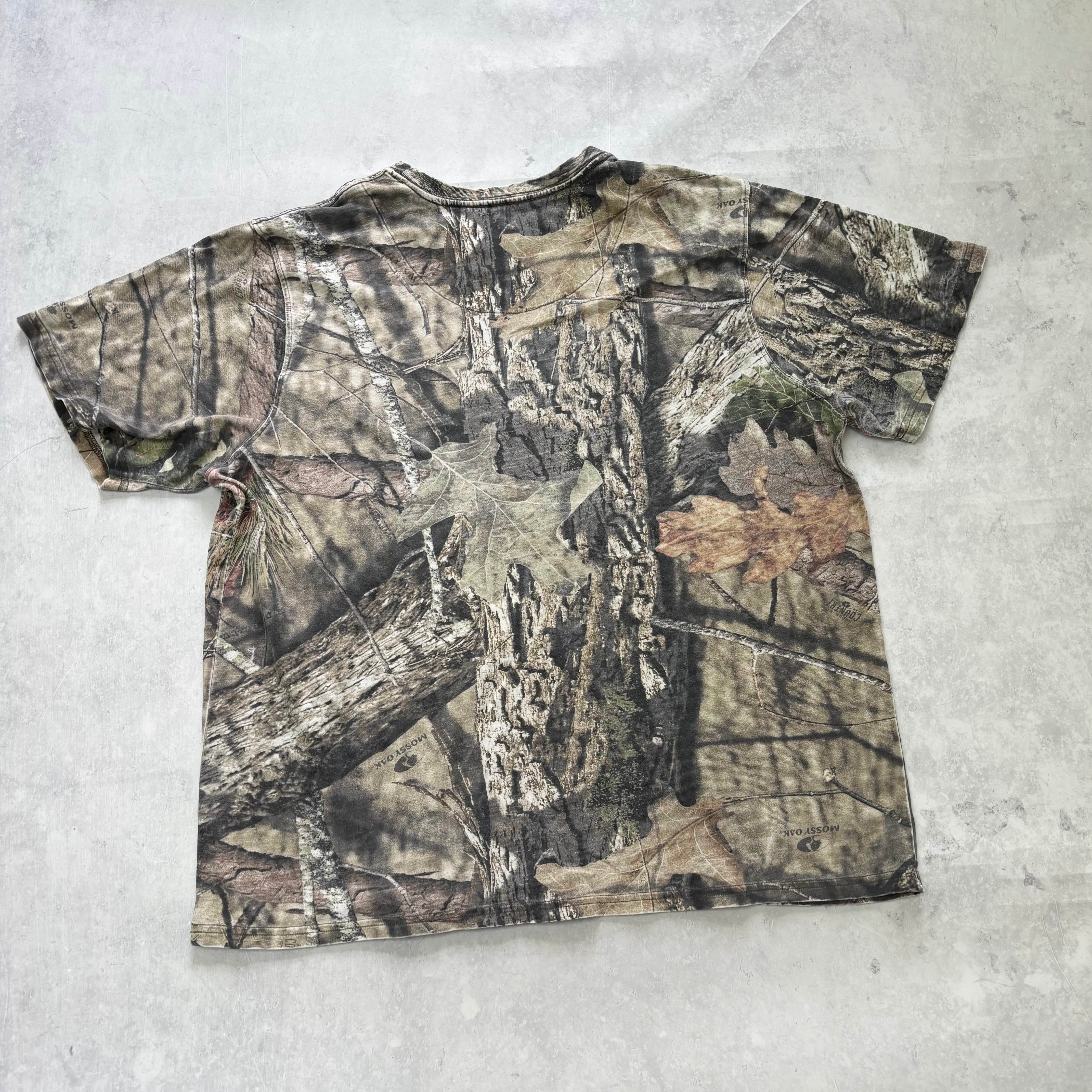 RealTree T Shirt Mens XL Camo Y2K Hunting Mossy Oak