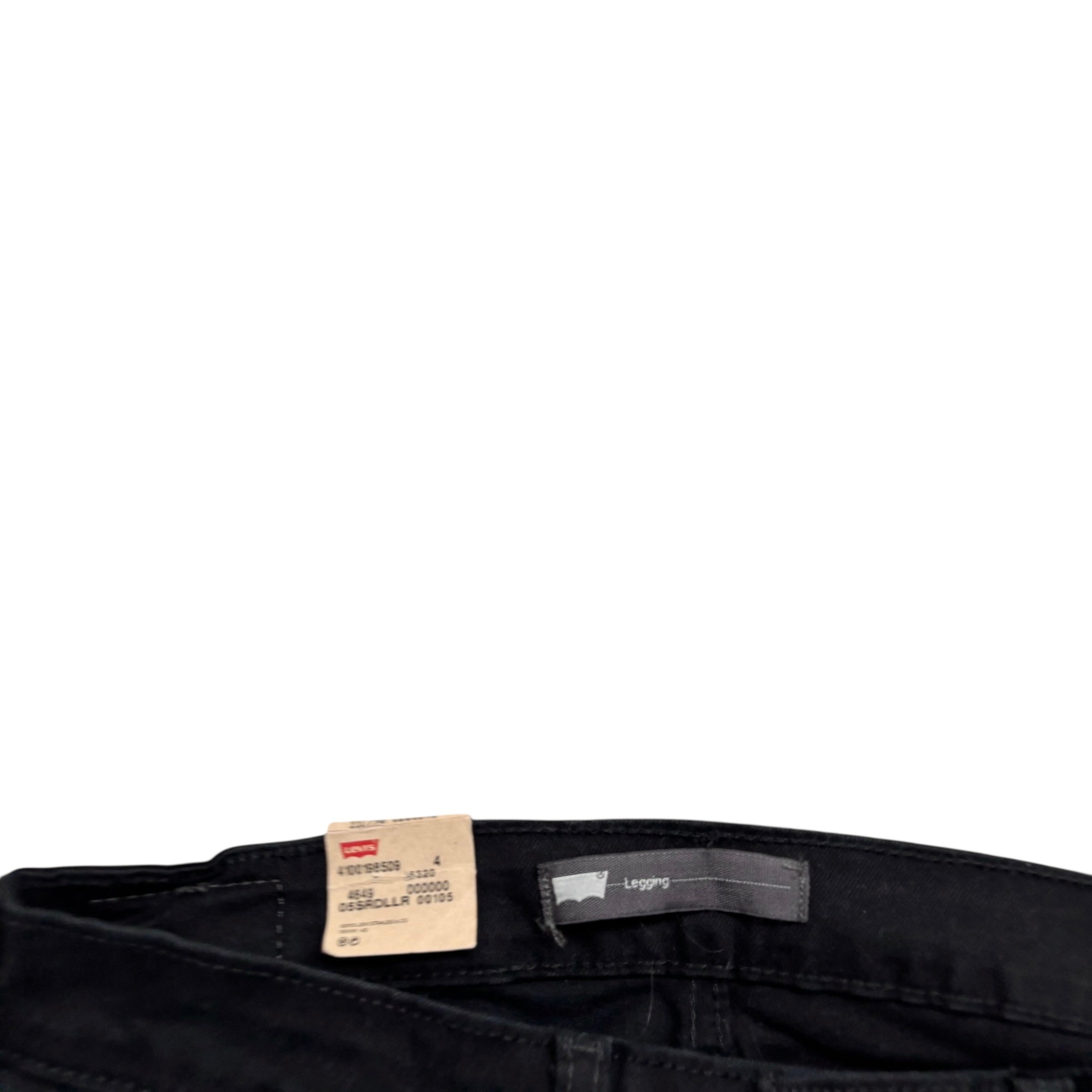 Levis Legging Jeans W30 L34 Womens Skinny Fit Black Stretch Denim (E)