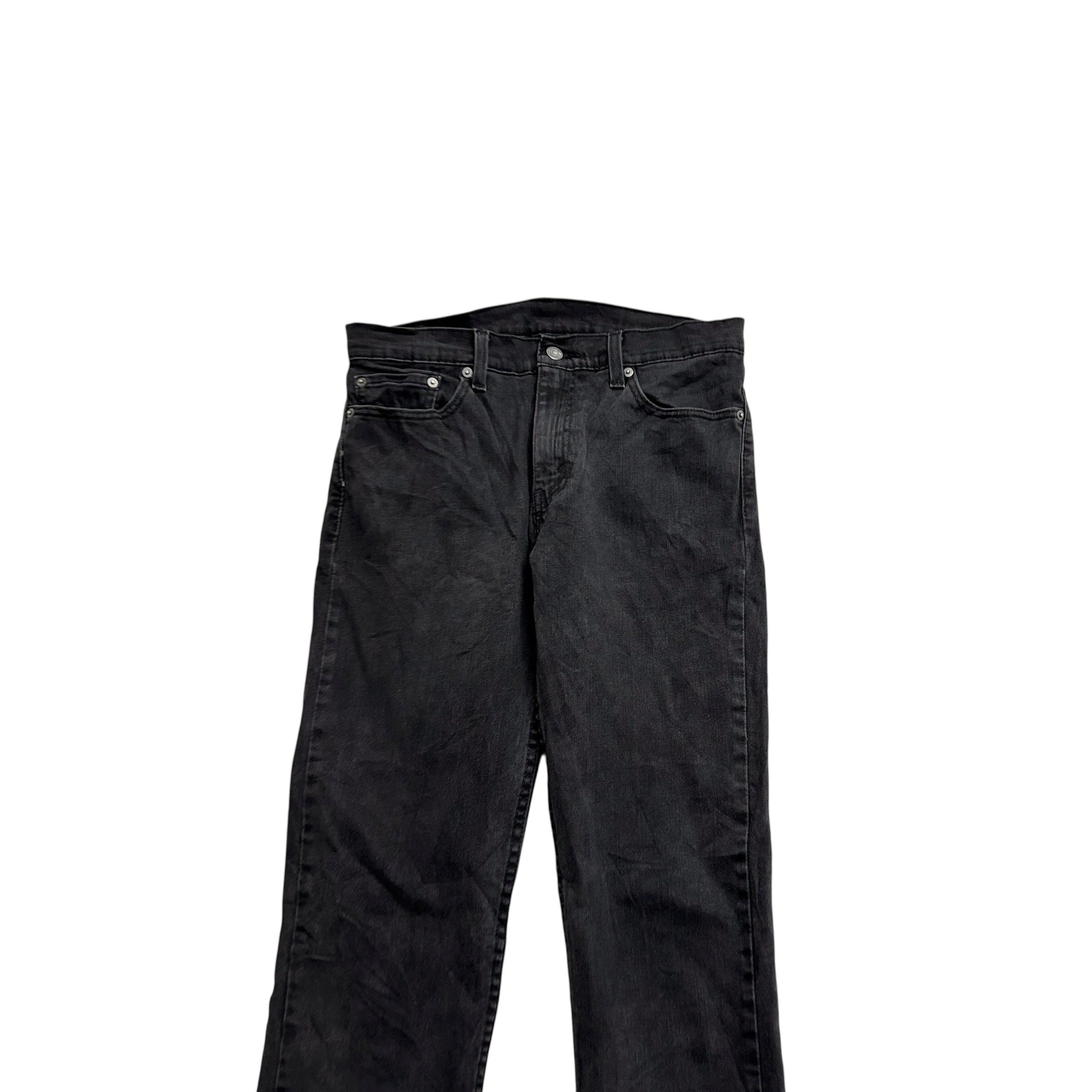 Levis 511 Jeans W32 L34 Mens Black Slim Fit Stretch Denim (E)