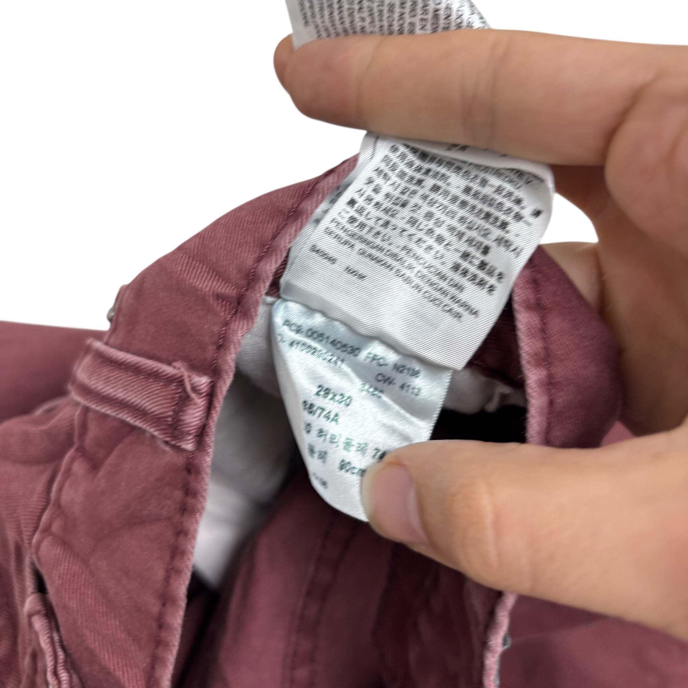 Levis 514 Trousers W29 L30 Mens Burgundy Regular Straight Fit Pants