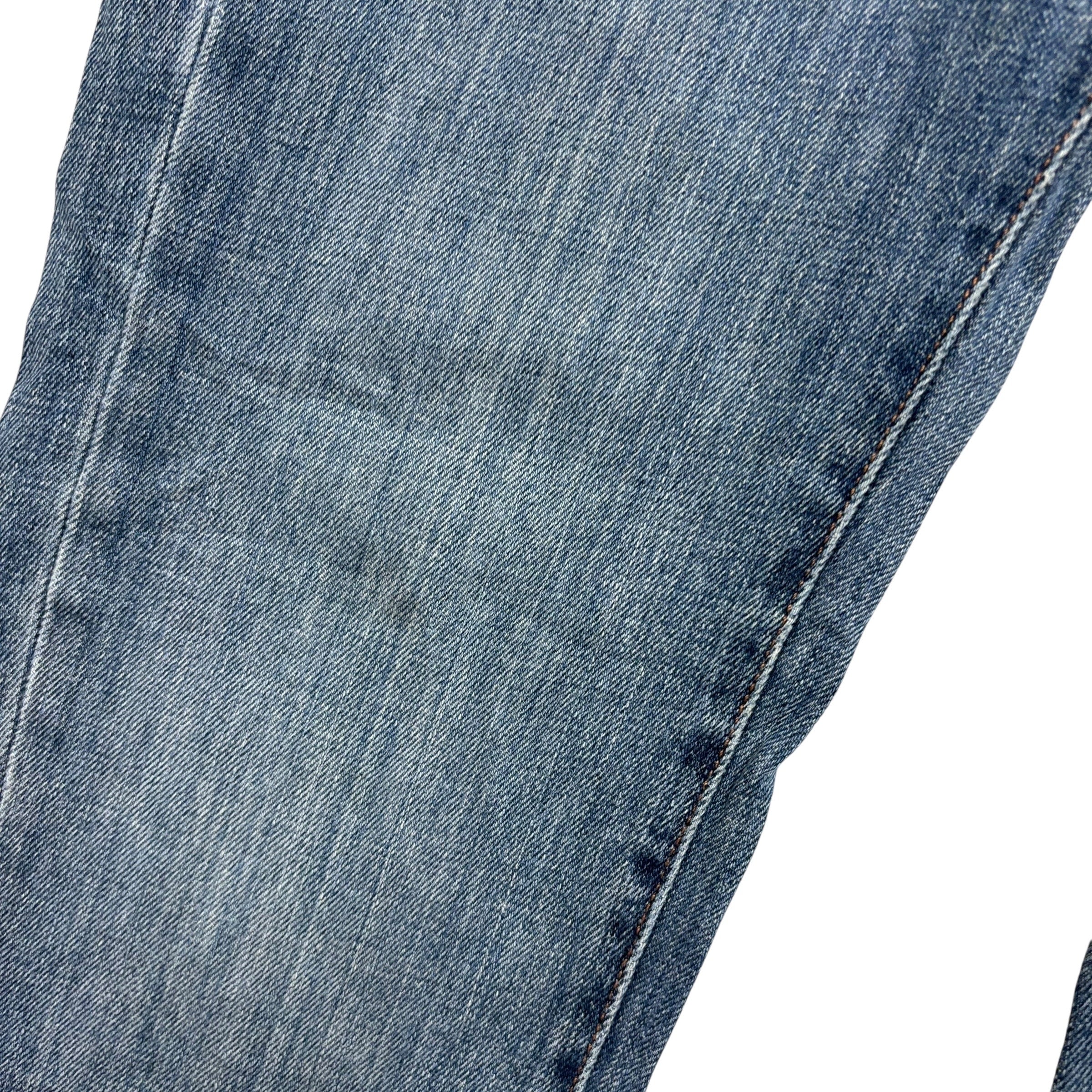 Levis 511 Jeans W30 L34 Mens Mid Blue Slim Fit Vintage Denim