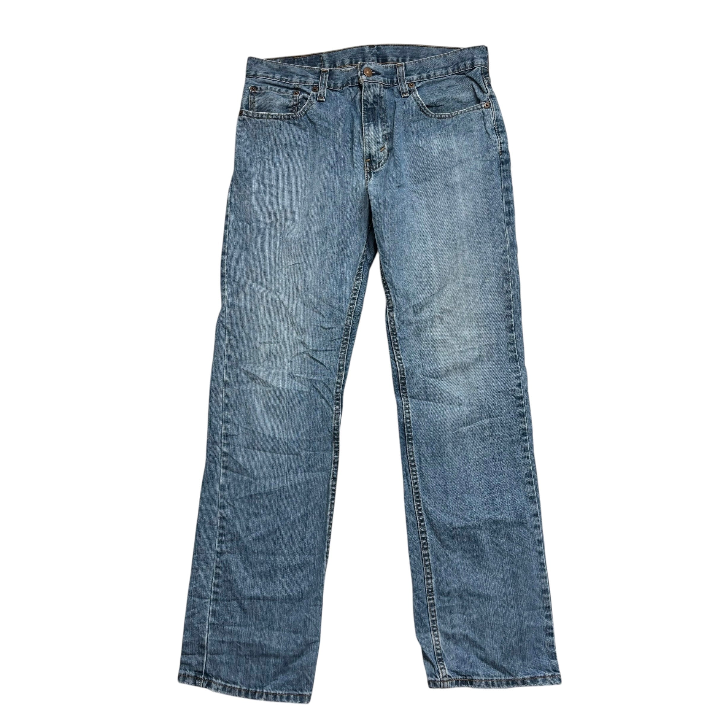 Levis 559 Jeans W32 L34 Mens Mid Blue Baggy Relaxed Straight Fit Denim (F)