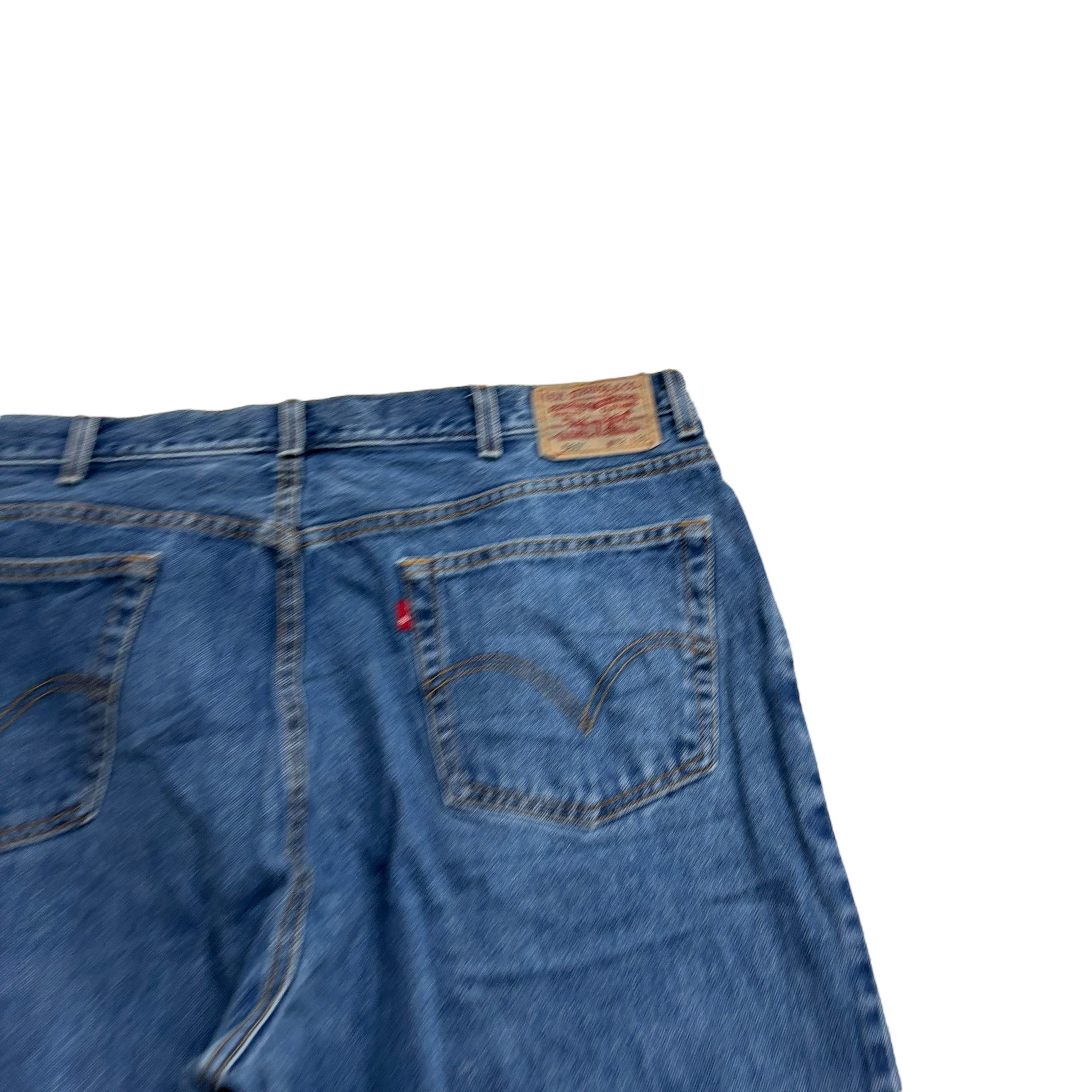 Levis 560 Jeans W42 L30 Mens Mid Blue Baggy Relaxed Comfort Vintage Denim (F)