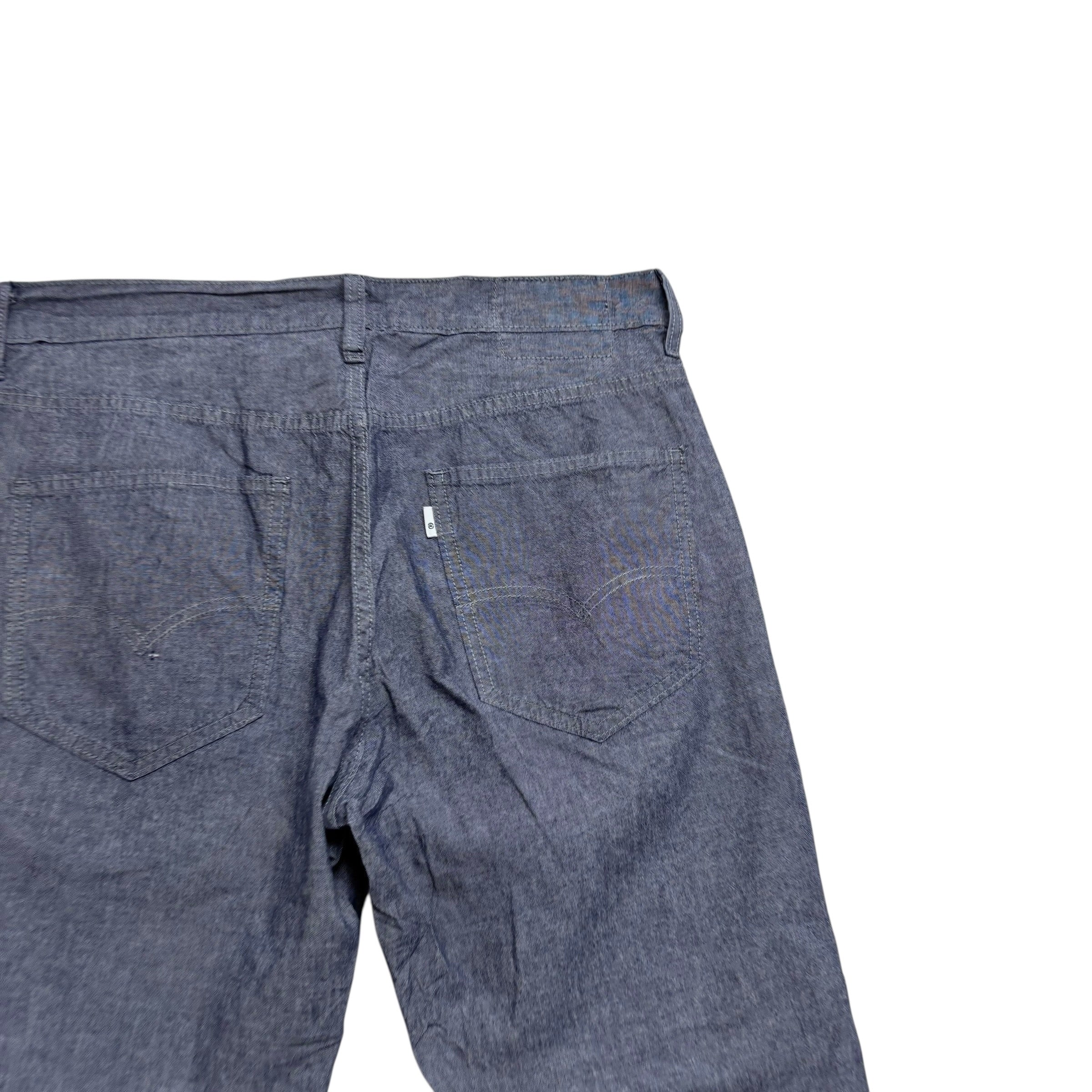 Levis Trousers W32 L30 Mens Grey Regular Tapered Fit Pants (E)