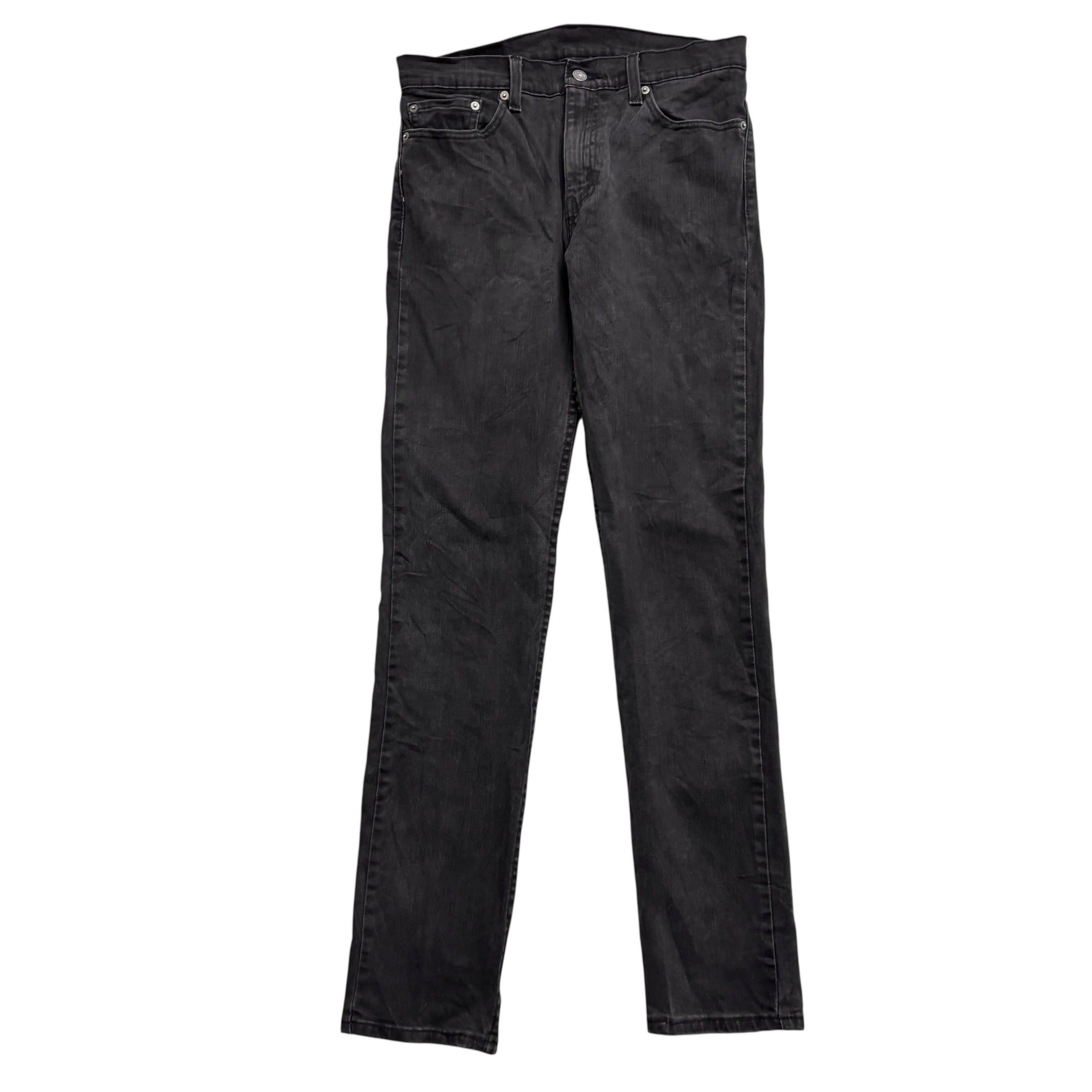 Levis 511 Jeans W32 L34 Mens Black Slim Fit Stretch Denim (E)