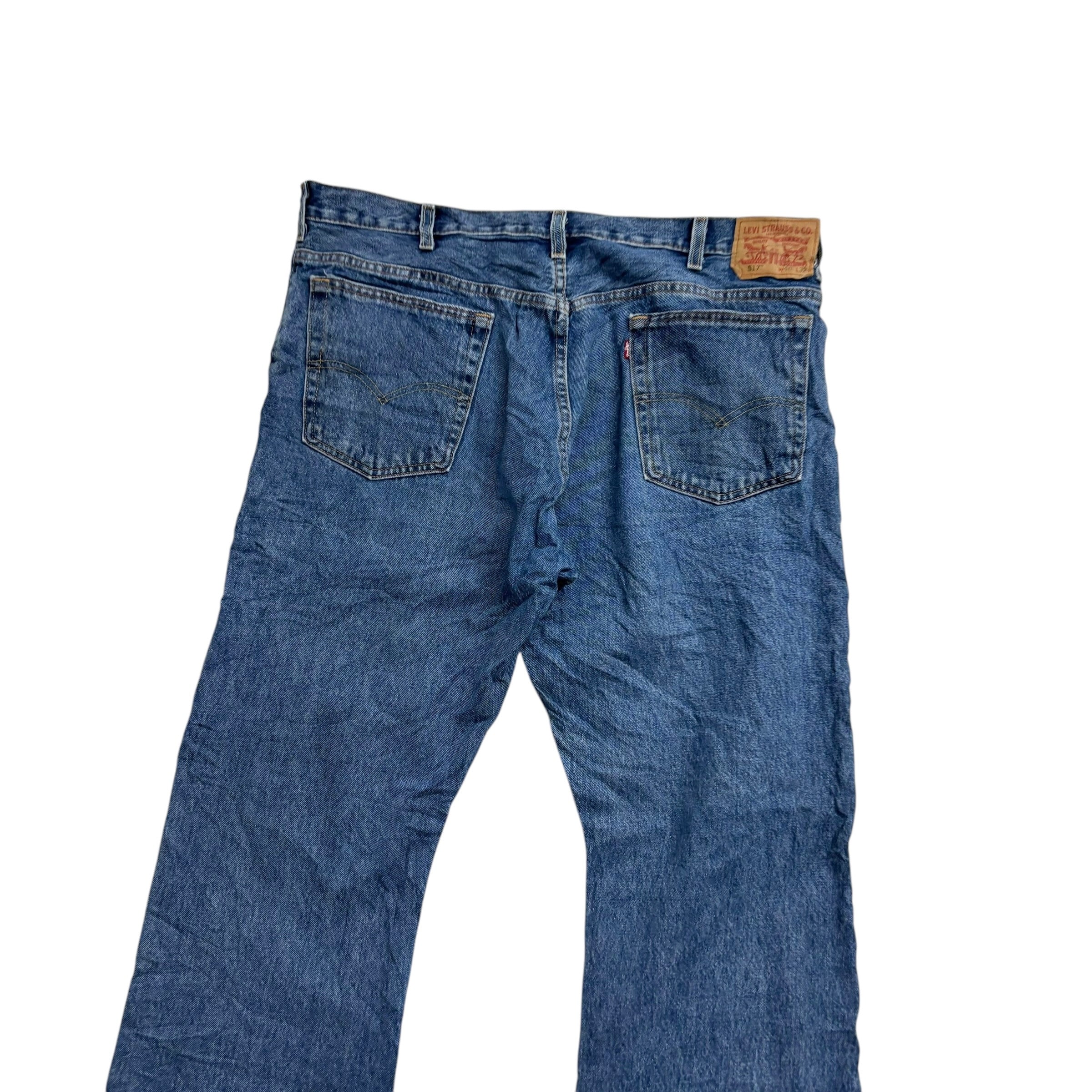 Levis 517 Jeans W40 L32 Mens Mid Blue Regular Bootcut Fit Denim