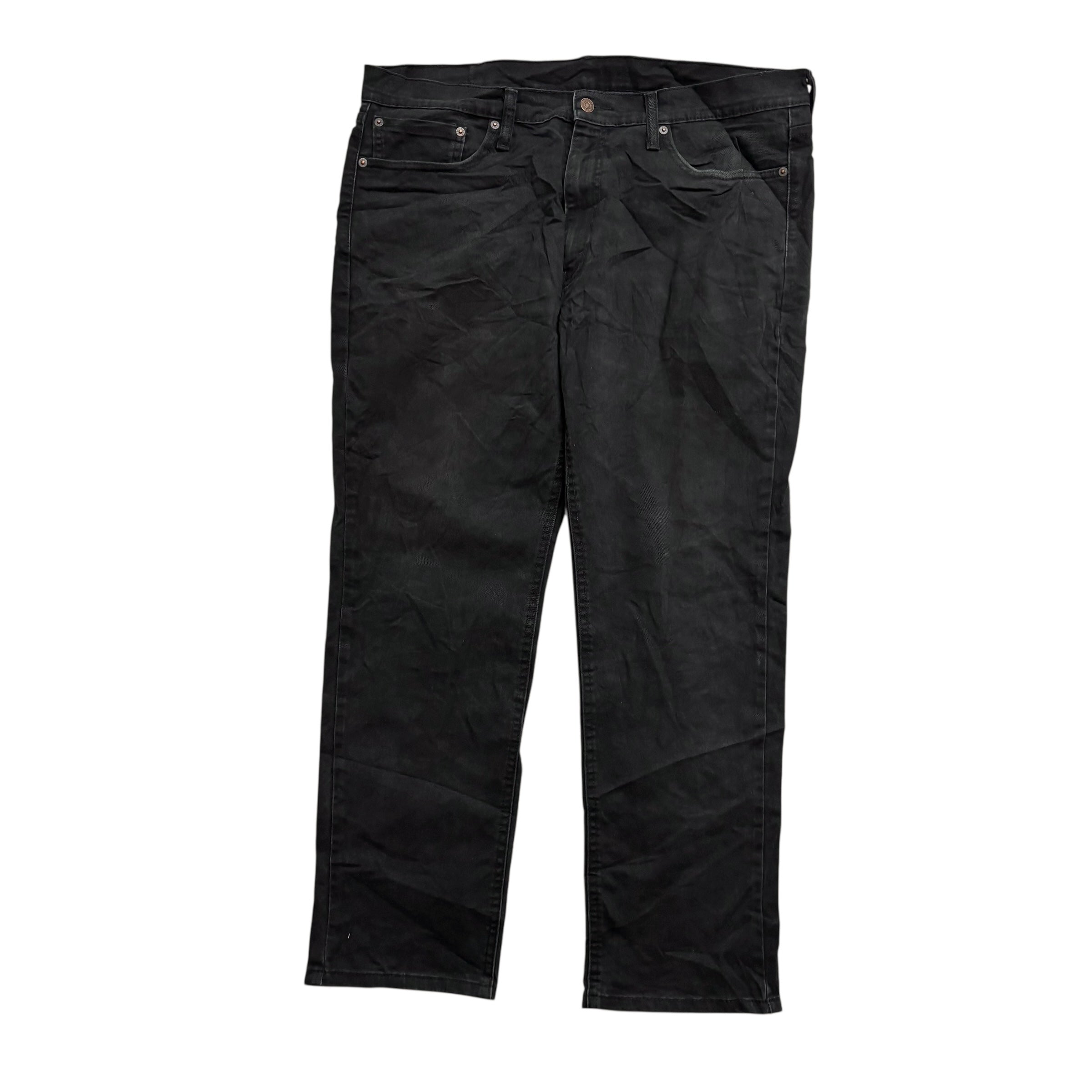 Levis 541 Jeans W36 L30 Mens Black Athletic Tapered Fit Stretch Denim