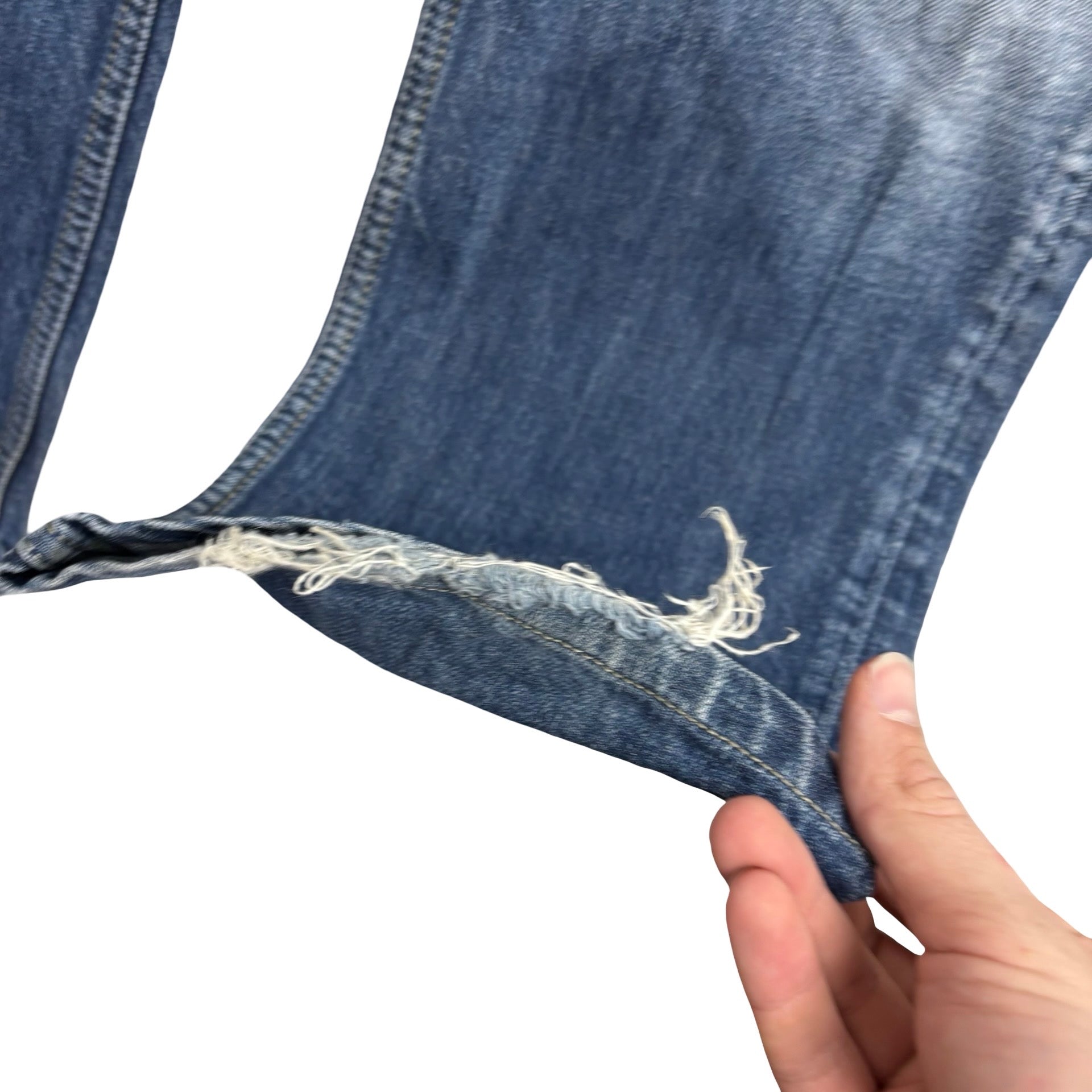 Diesel Waykee Jeans W32 L28 Mens Mid Blue Regular Straight Fit Denim (F)