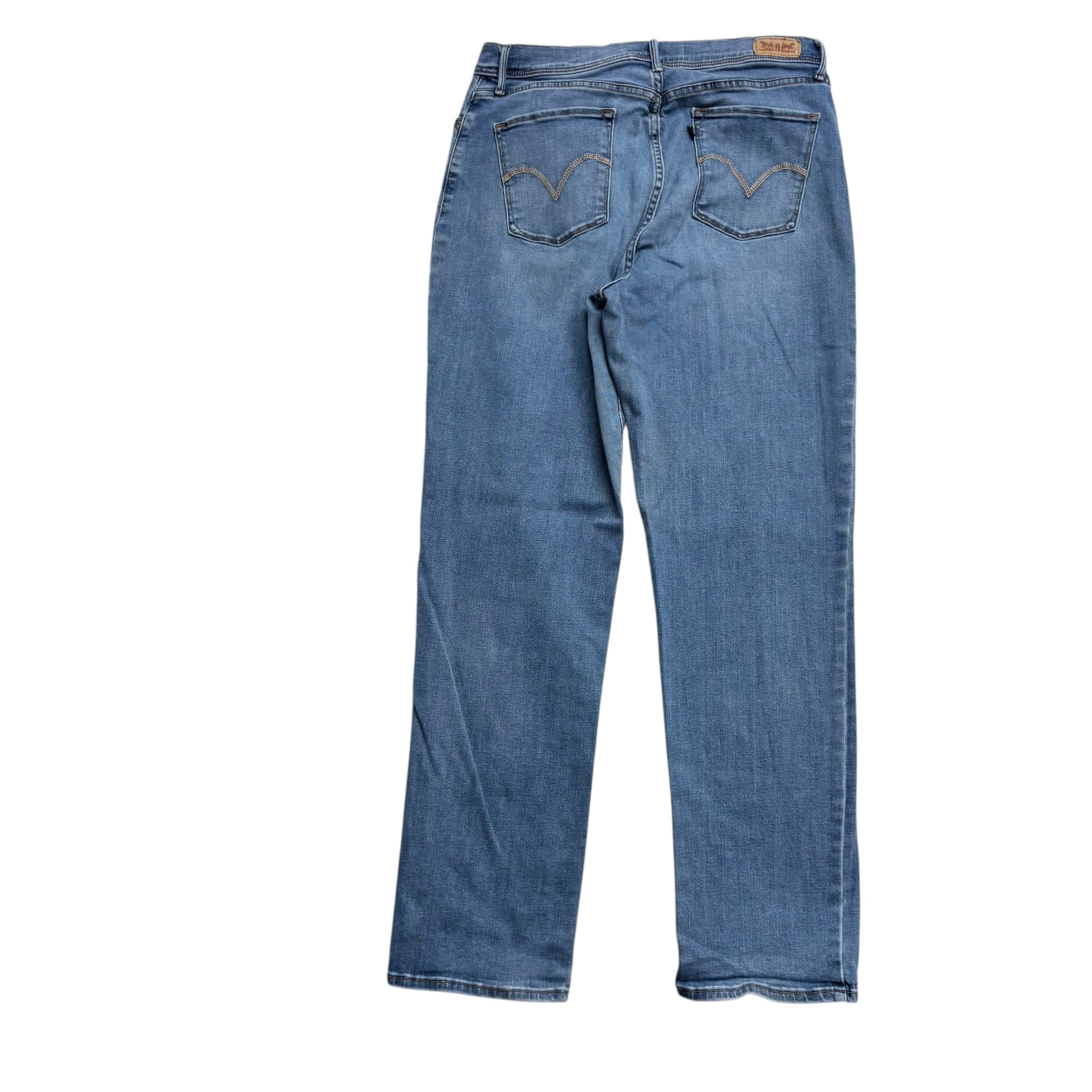 Levis 512 Jeans W32 L32 Womens Mid Blue Regular Straight Stretch Vintage Denim